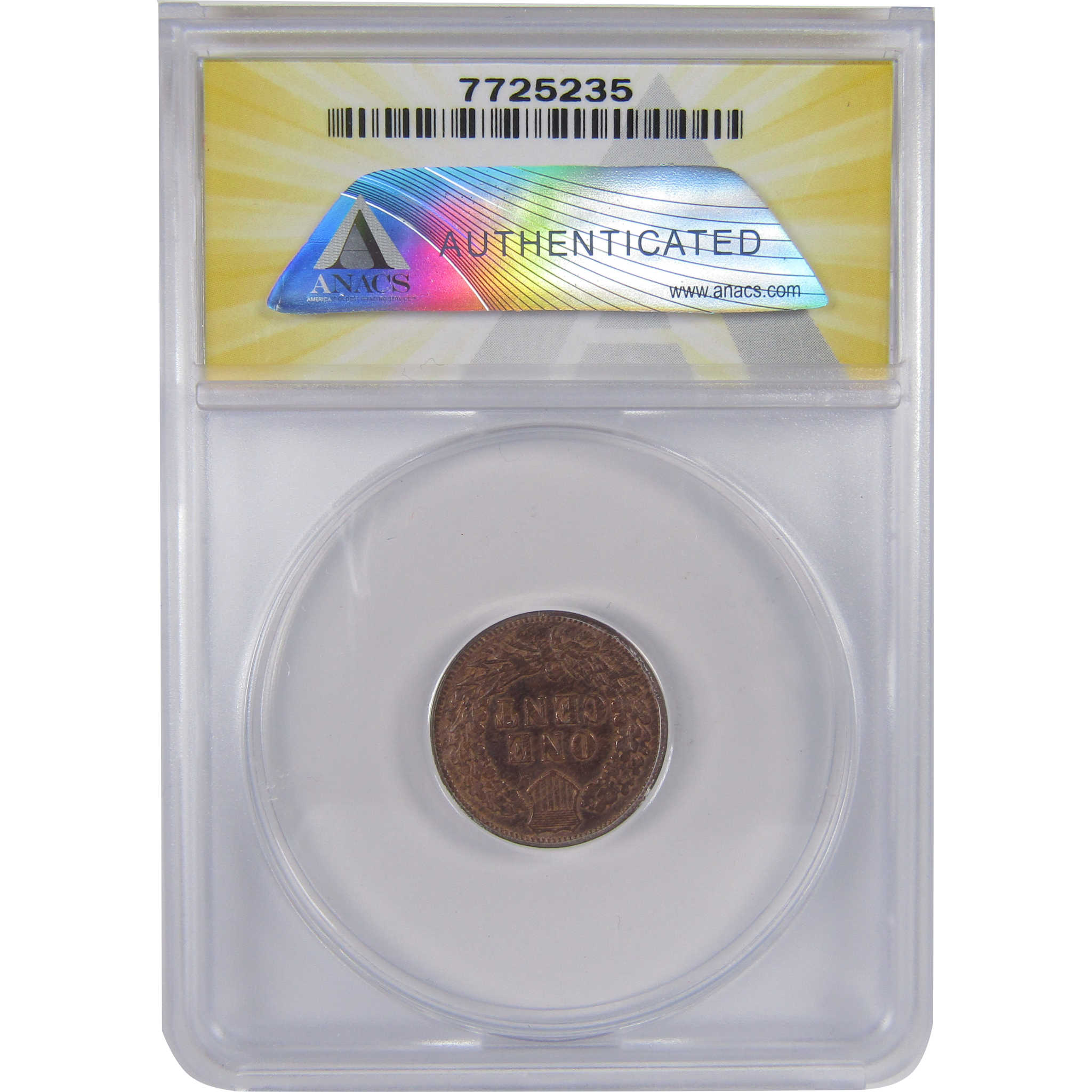 1878 Indian Head Cent MS 60 BN ANACS Penny Uncirculated SKU:I17844