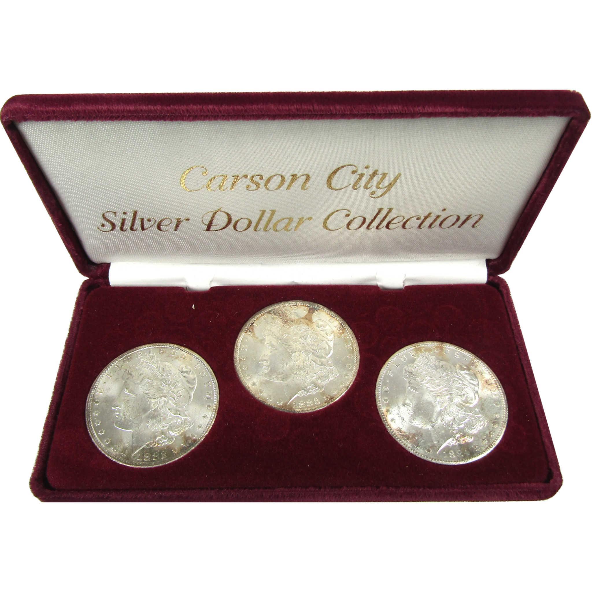 1882-1884 Carson City Morgan Silver Dollar Set Uncirculated SKU:CP749