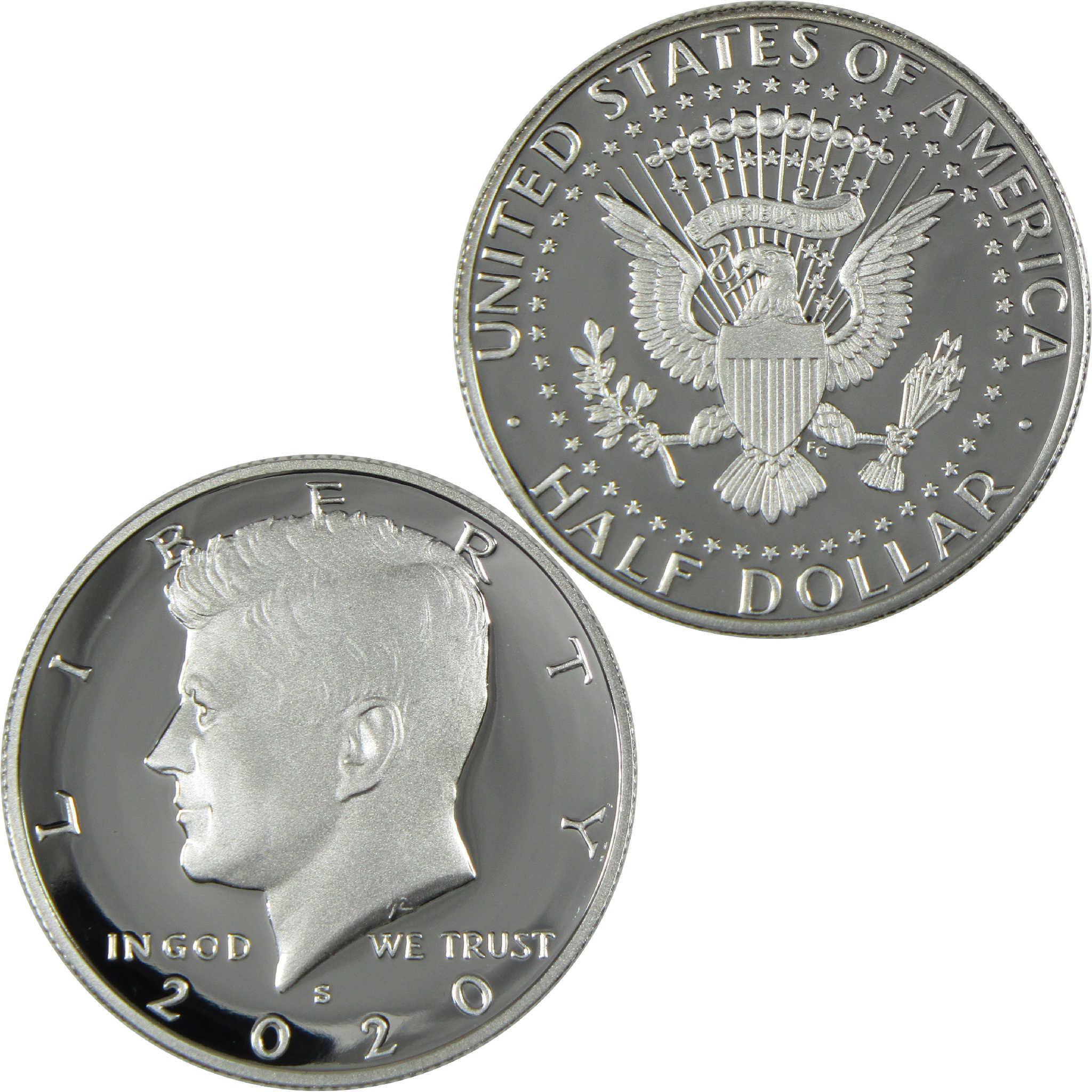 2020 S Kennedy Silver Half Dollar Proof 50c Coin Collectible