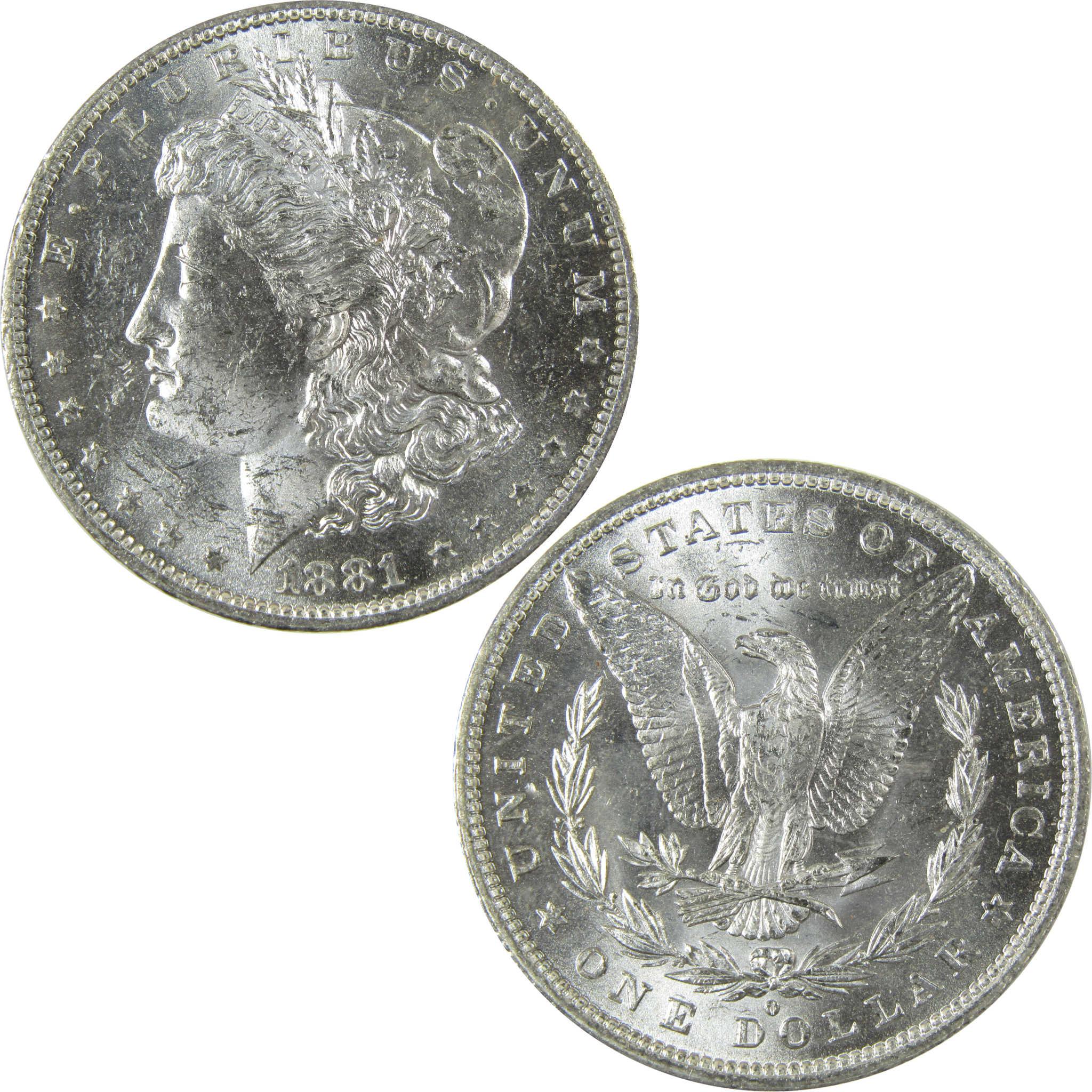 1881 O Morgan Silver Dollar Uncirculated Mint State $1 Coin SKU:I27762 - Morgan coin - Morgan silver dollar - Morgan silver dollar for sale - Profile Coins & Collectibles