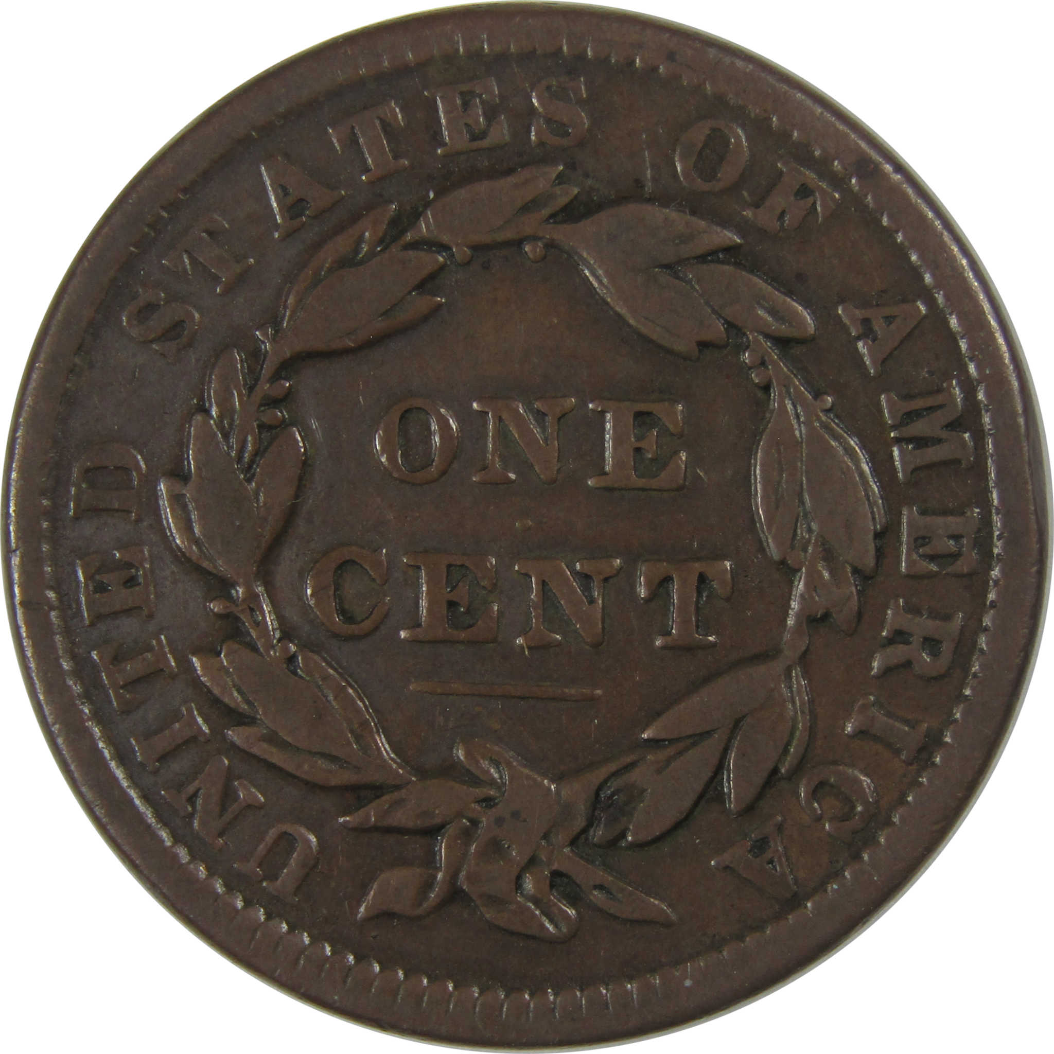 1838 Coronet Head Large Cent VF Very Fine Copper Penny SKU:I23426