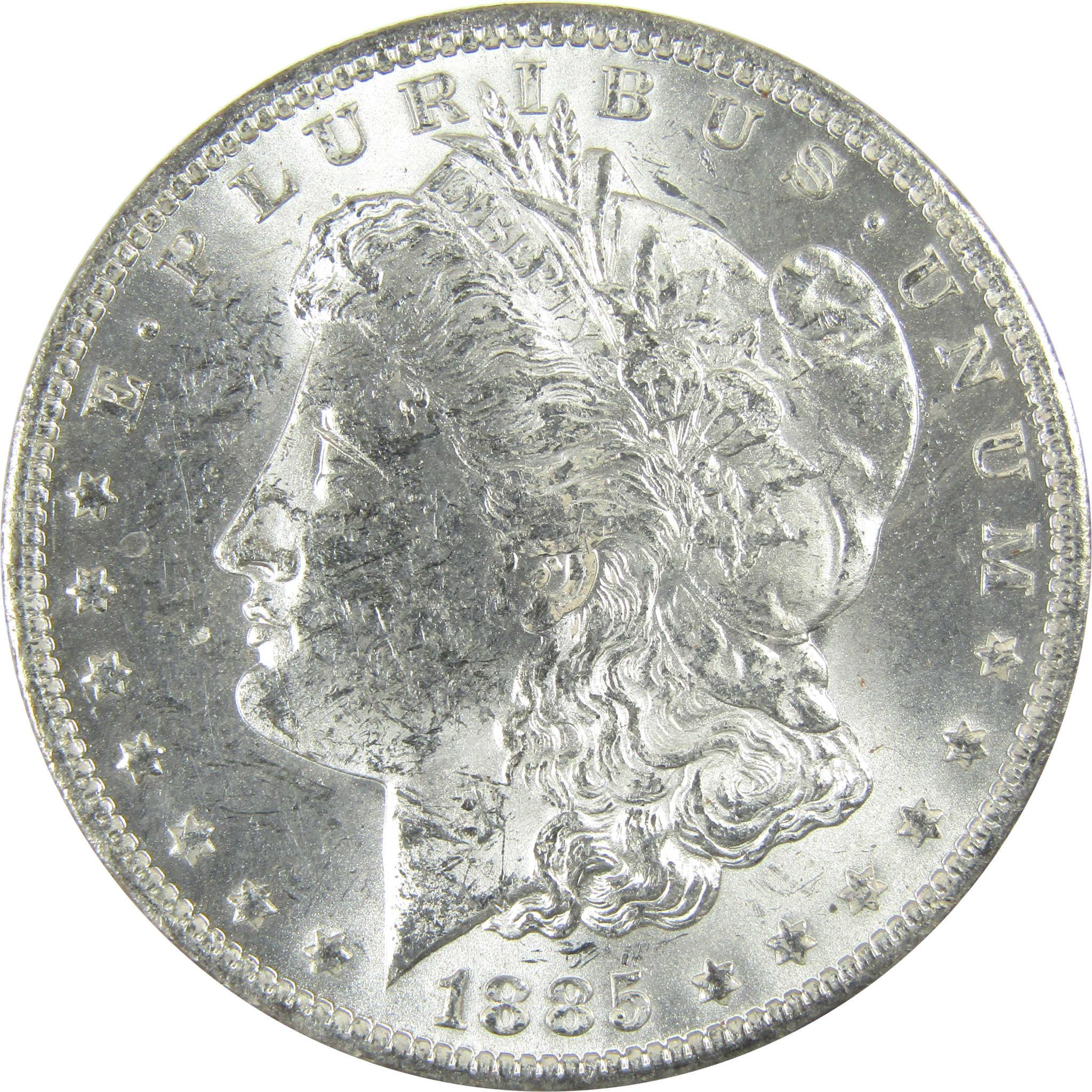 1885 O Morgan Silver Dollar Uncirculated Mint State $1 Coin SKU:I27470 - Morgan coin - Morgan silver dollar - Morgan silver dollar for sale - Profile Coins & Collectibles