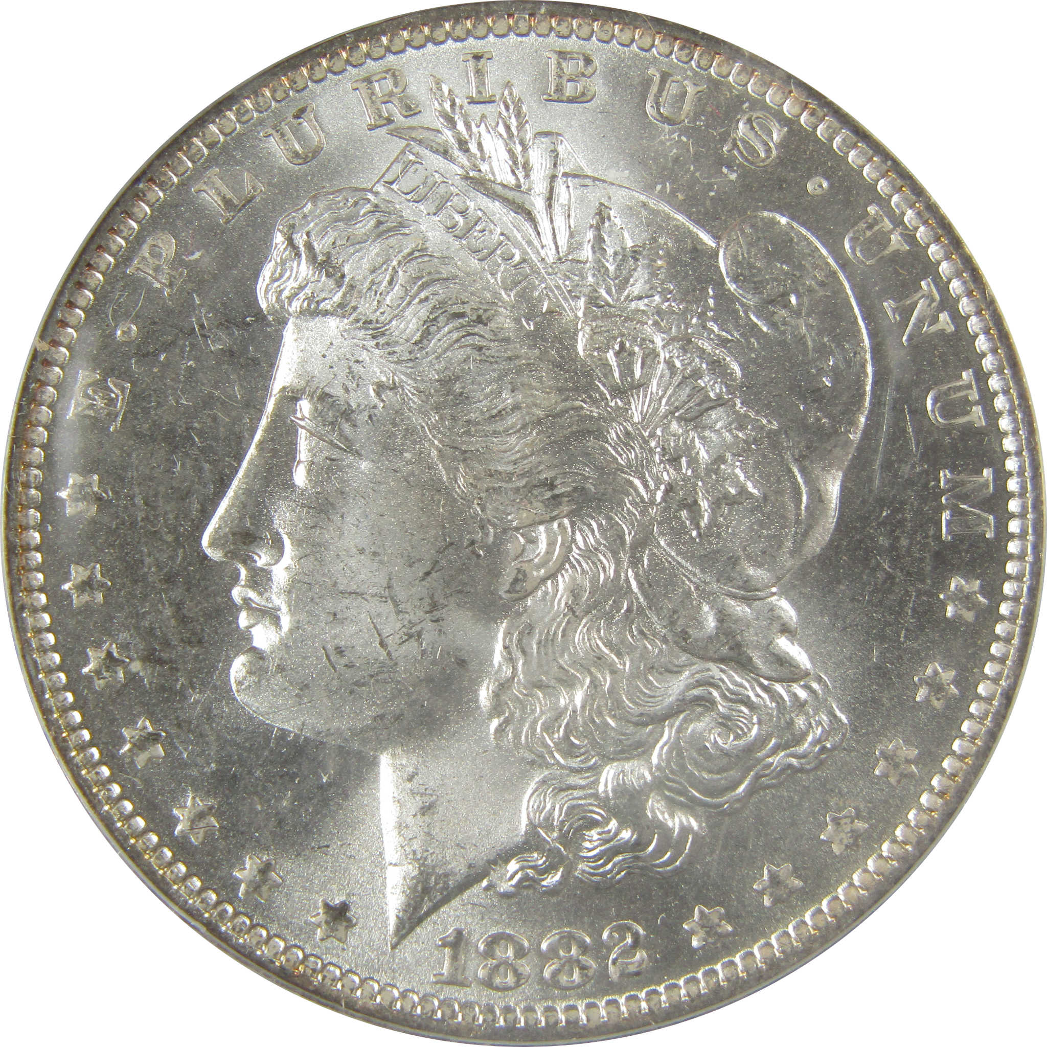 1882 O/S VAM-4 Recessed Top 100 Morgan Dollar MS 63 ANACS SKU:I21938 - Morgan coin - Morgan silver dollar - Morgan silver dollar for sale - Profile Coins & Collectibles