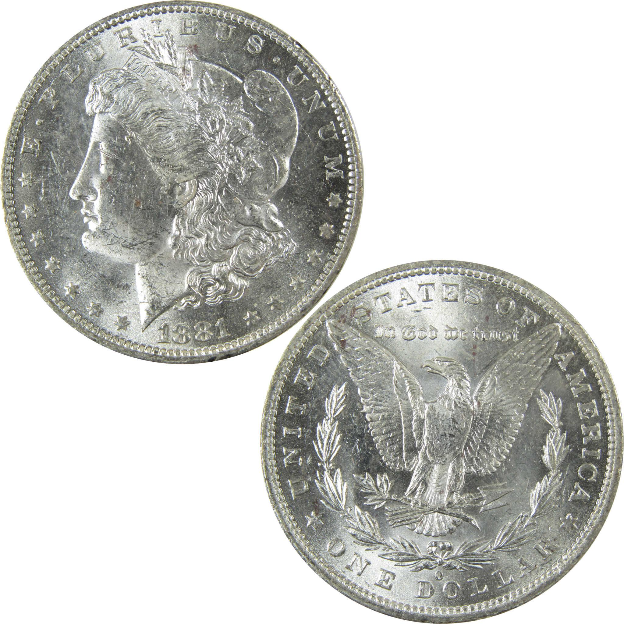1881 O Morgan Silver Dollar Uncirculated Mint State $1 Coin SKU:I27683 - Morgan coin - Morgan silver dollar - Morgan silver dollar for sale - Profile Coins & Collectibles
