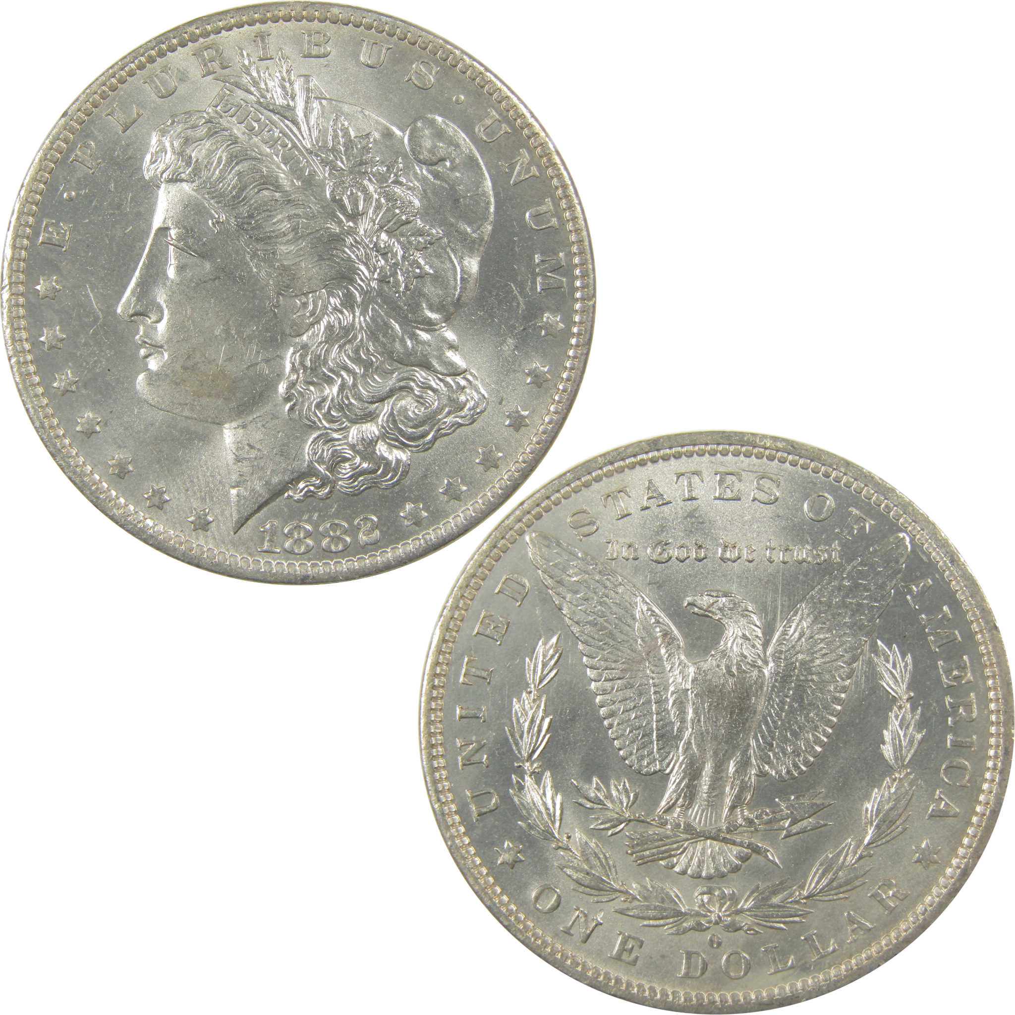 1882 O Morgan Dollar Uncirculated Silver $1 Coin SKU:I22076 - Morgan coin - Morgan silver dollar - Morgan silver dollar for sale - Profile Coins & Collectibles