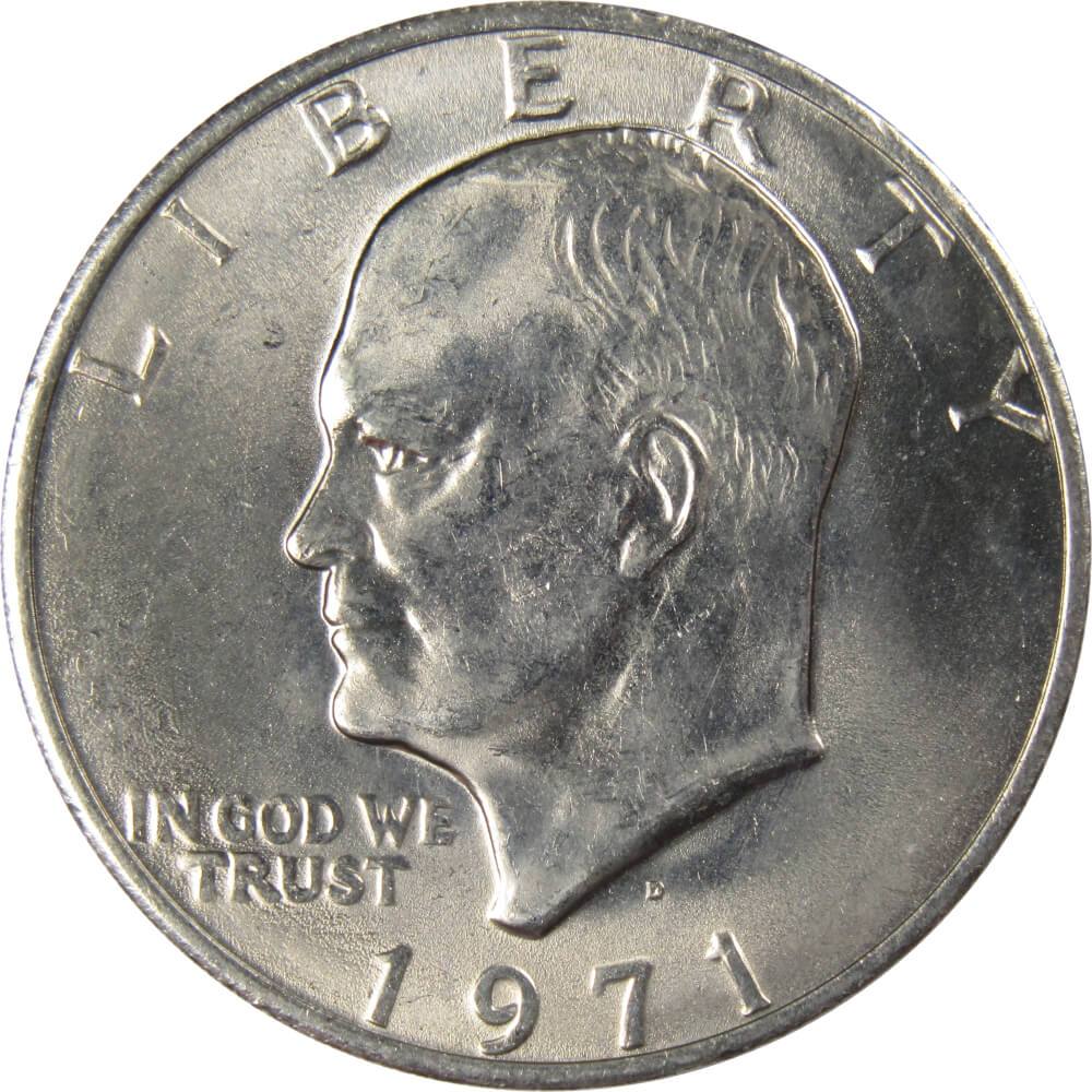 1971 D Eisenhower Dollar Clad Uncirculated Mint State IKE $1 Coin