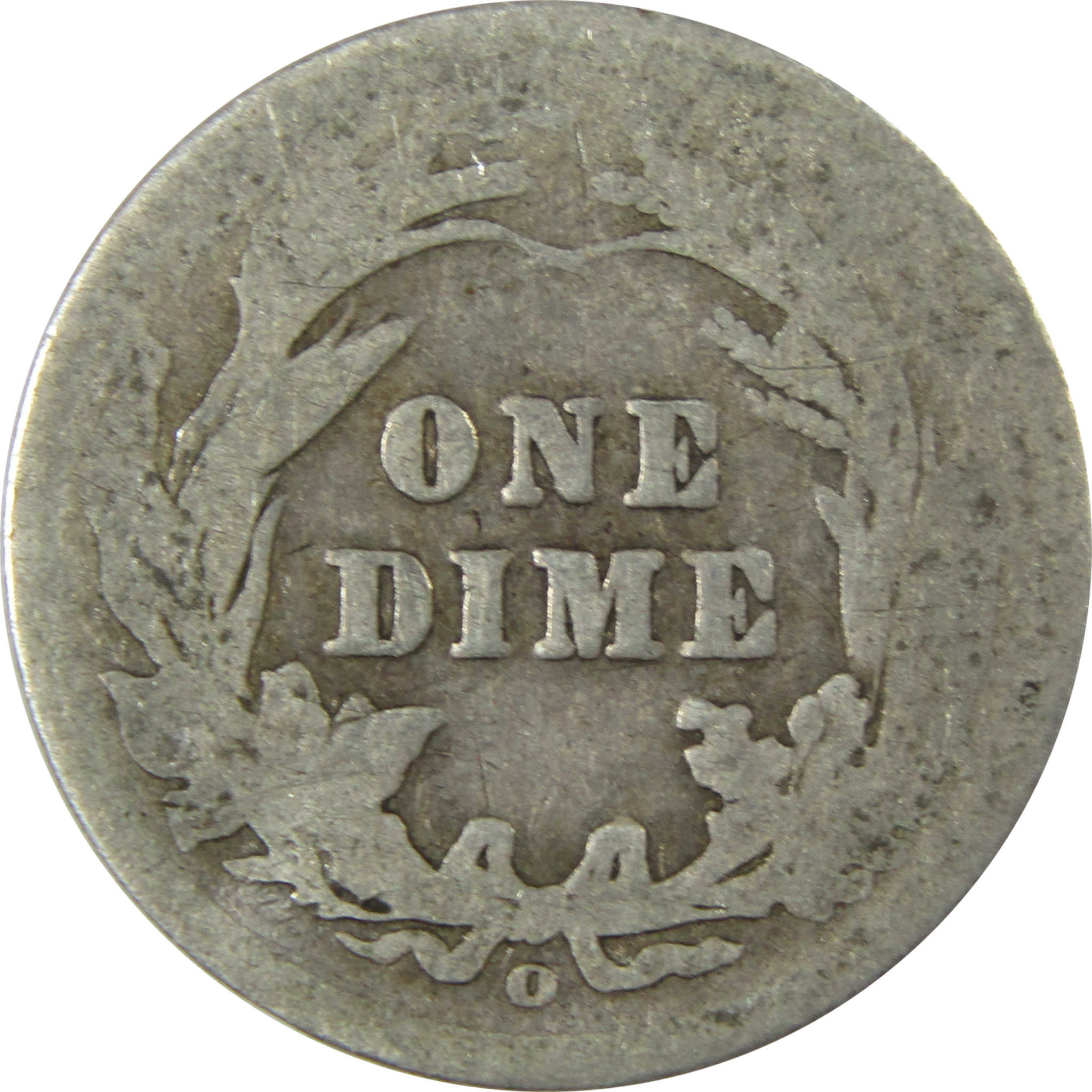 1905 O Micro O Barber Silver Dime AG About Good Details SKU:I26621