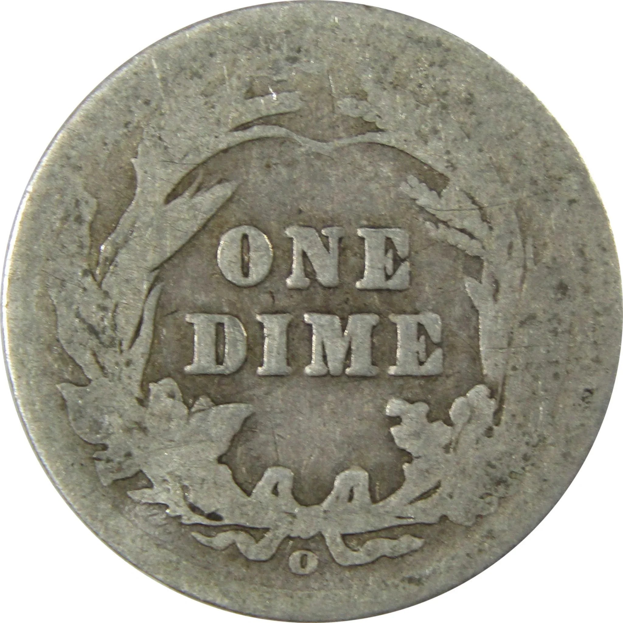 1905 O Micro O Barber Silver Dime AG About Good Details SKU:I26621