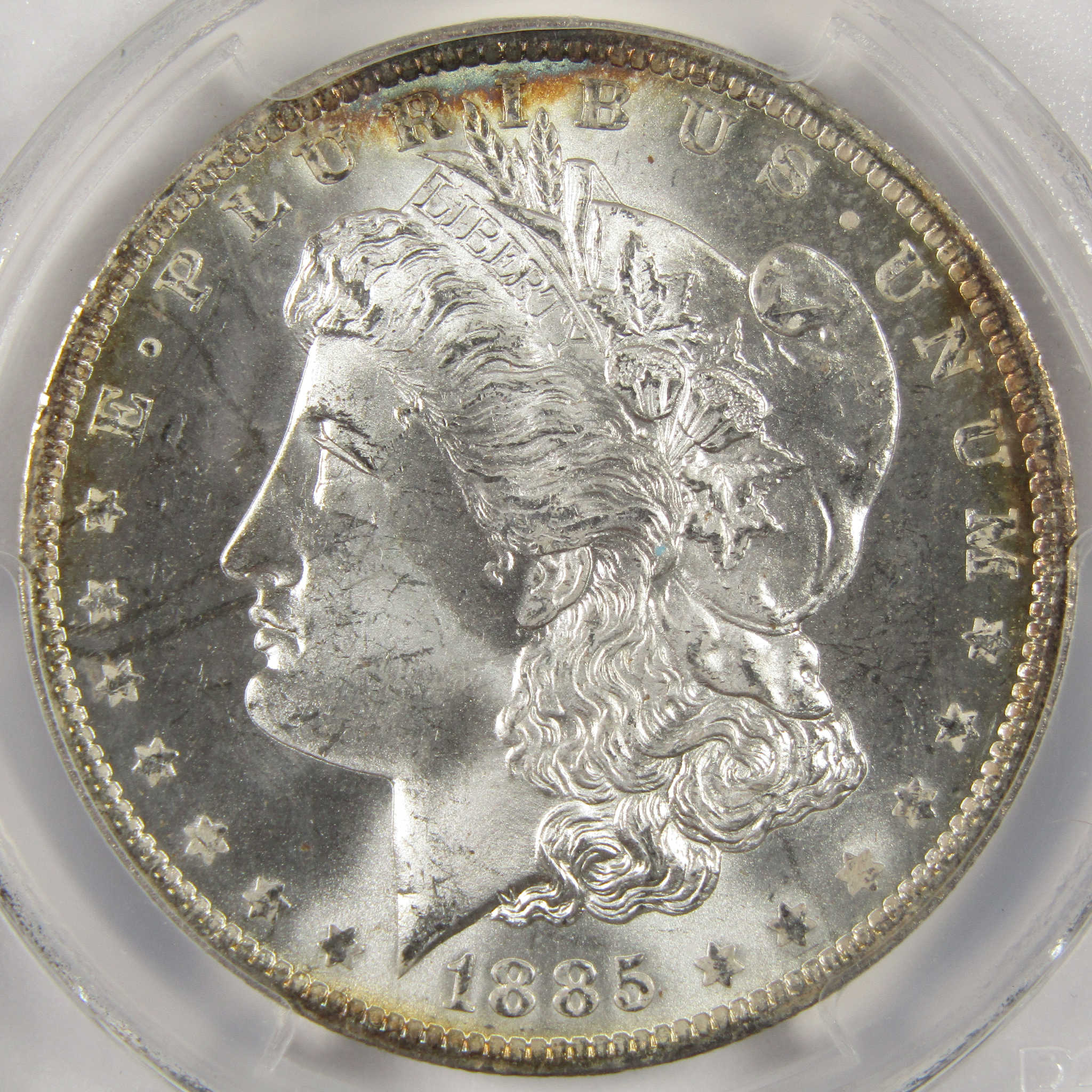 1885 O Morgan Dollar MS 65 PCGS 90% Silver $1 US Coin Collectible - Morgan coin - Morgan silver dollar - Morgan silver dollar for sale - Profile Coins & Collectibles