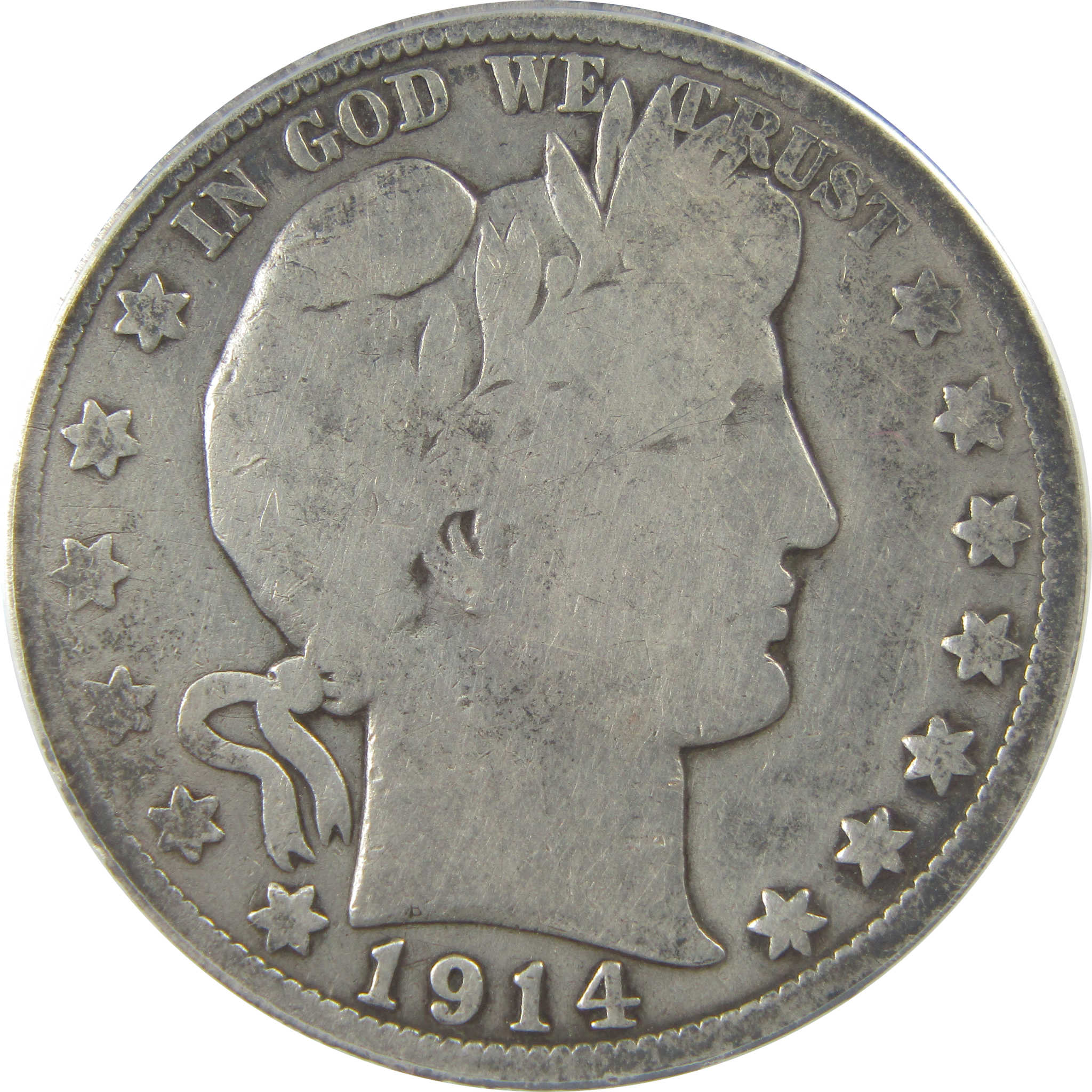 1914 Barber Half Dollar G 6 Details ANACS Silver 50c Coin SKU:I22341