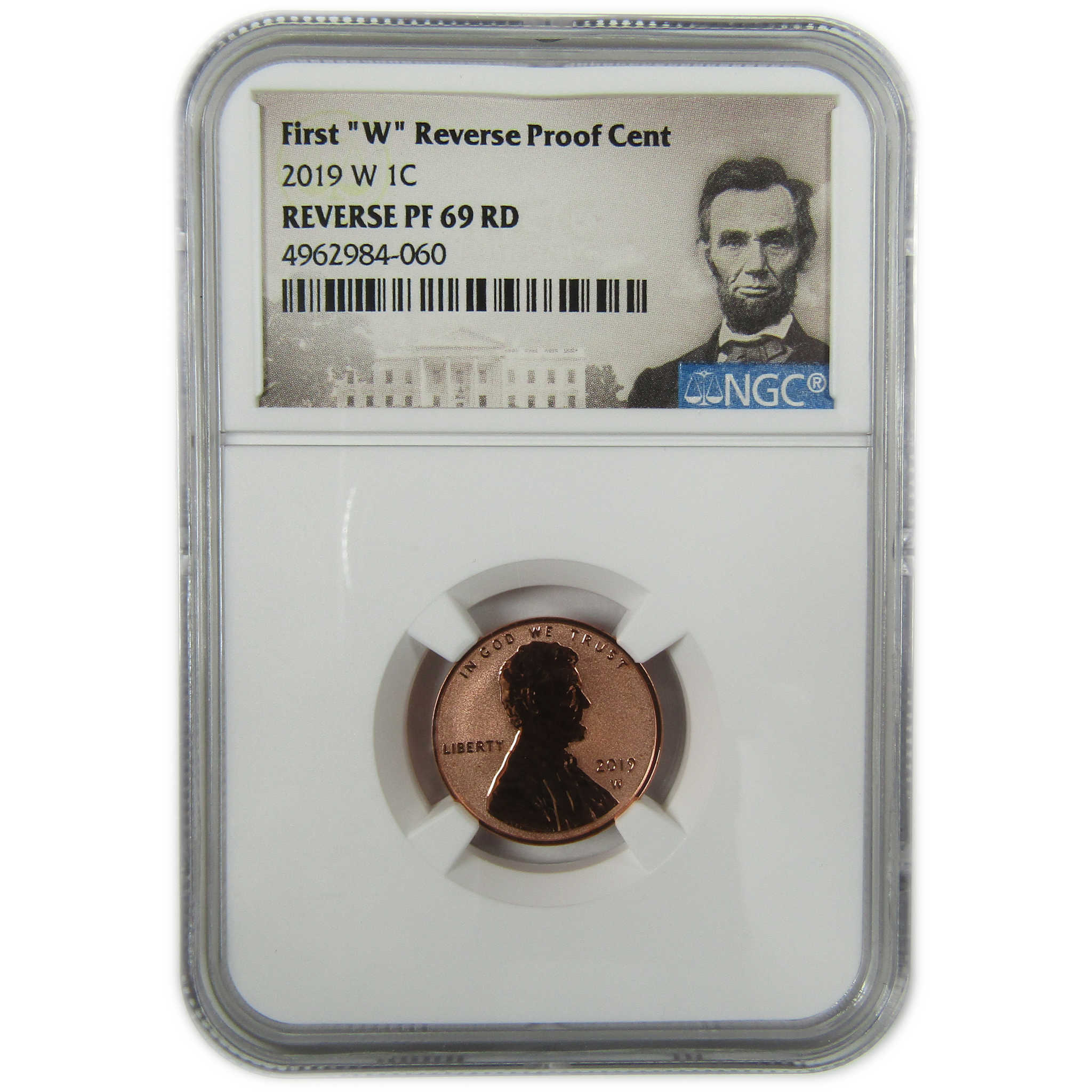 2019 W Lincoln Shield Cent PF 69 RD NGC Penny Reverse Proof SKU:CP1540