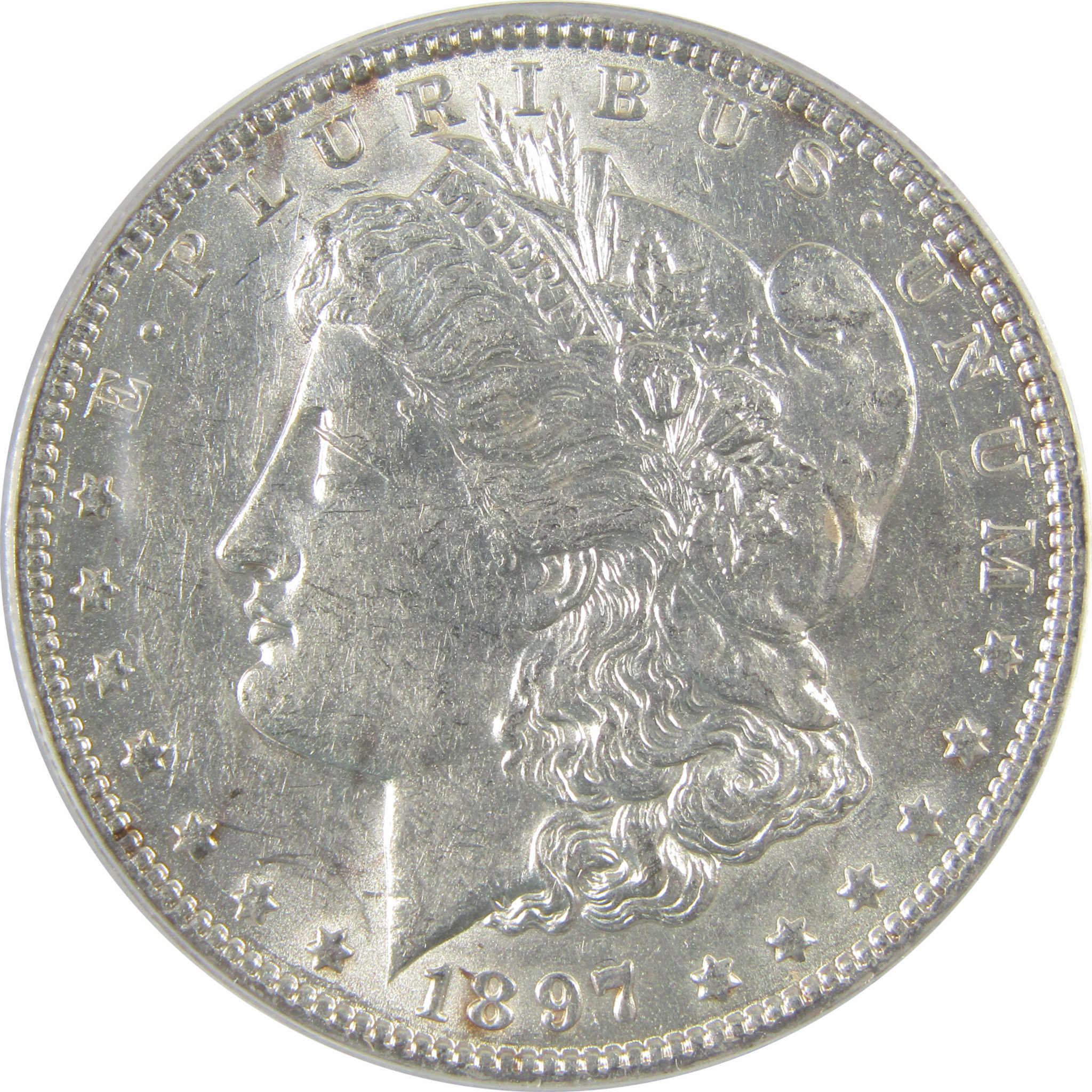 1897 O Morgan Dollar AU 50 Details ANACS Silver $1 Coin SKU:I19178 - Morgan coin - Morgan silver dollar - Morgan silver dollar for sale - Profile Coins & Collectibles