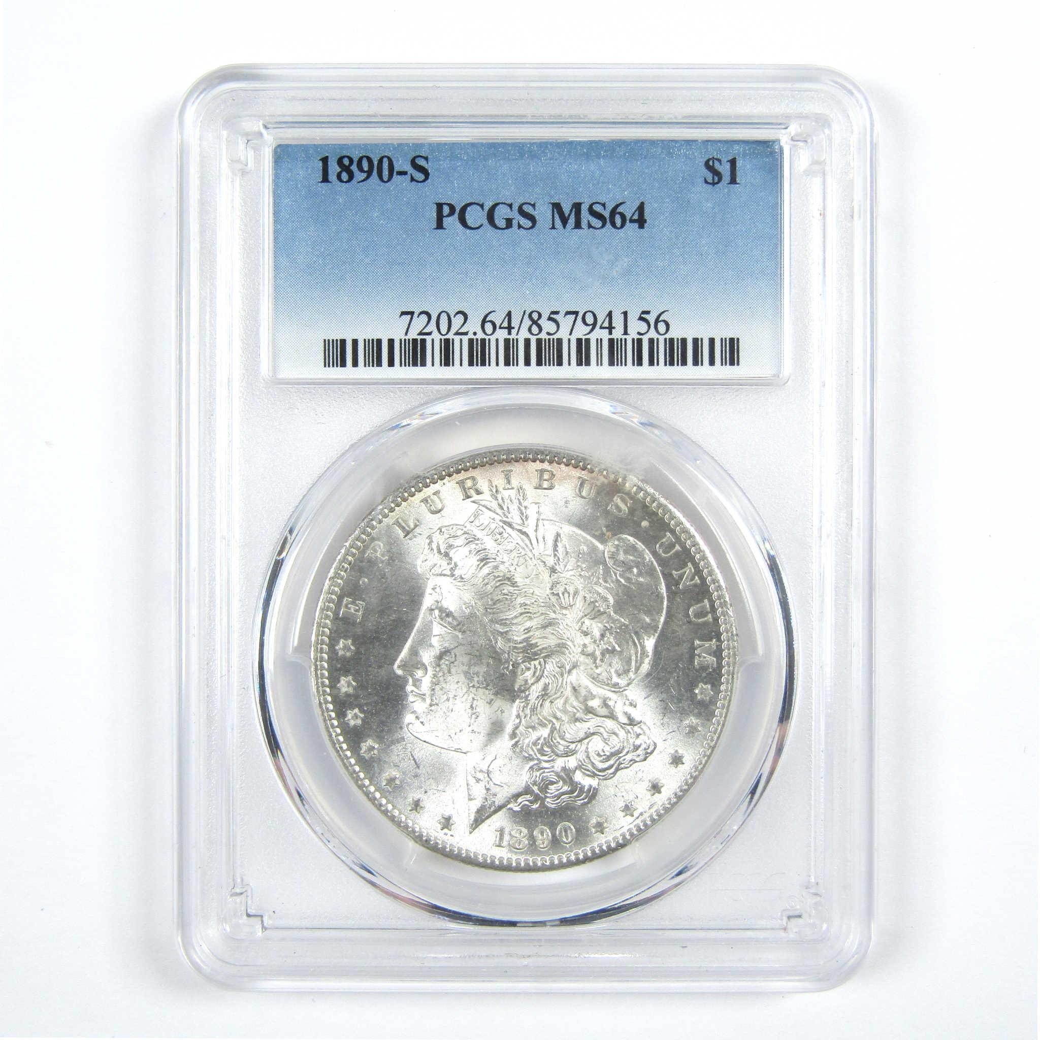 1890 S Morgan Dollar MS 64 PCGS Silver $1 Uncirculated Coin SKU:I14603 - Morgan coin - Morgan silver dollar - Morgan silver dollar for sale - Profile Coins & Collectibles