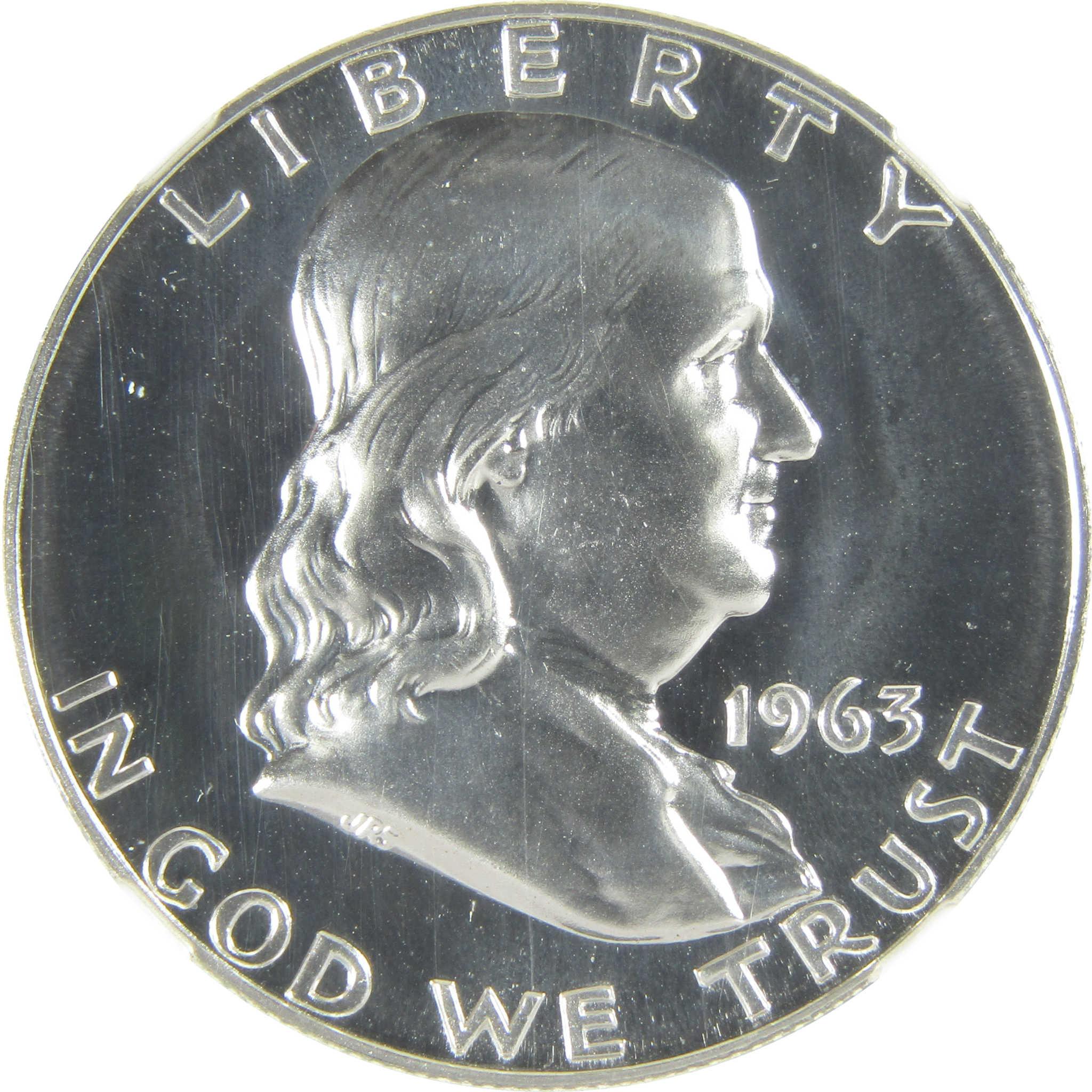 1963 Franklin Silver Half Dollar PF 69 NGC Proof 50c Coin SKU:I27442