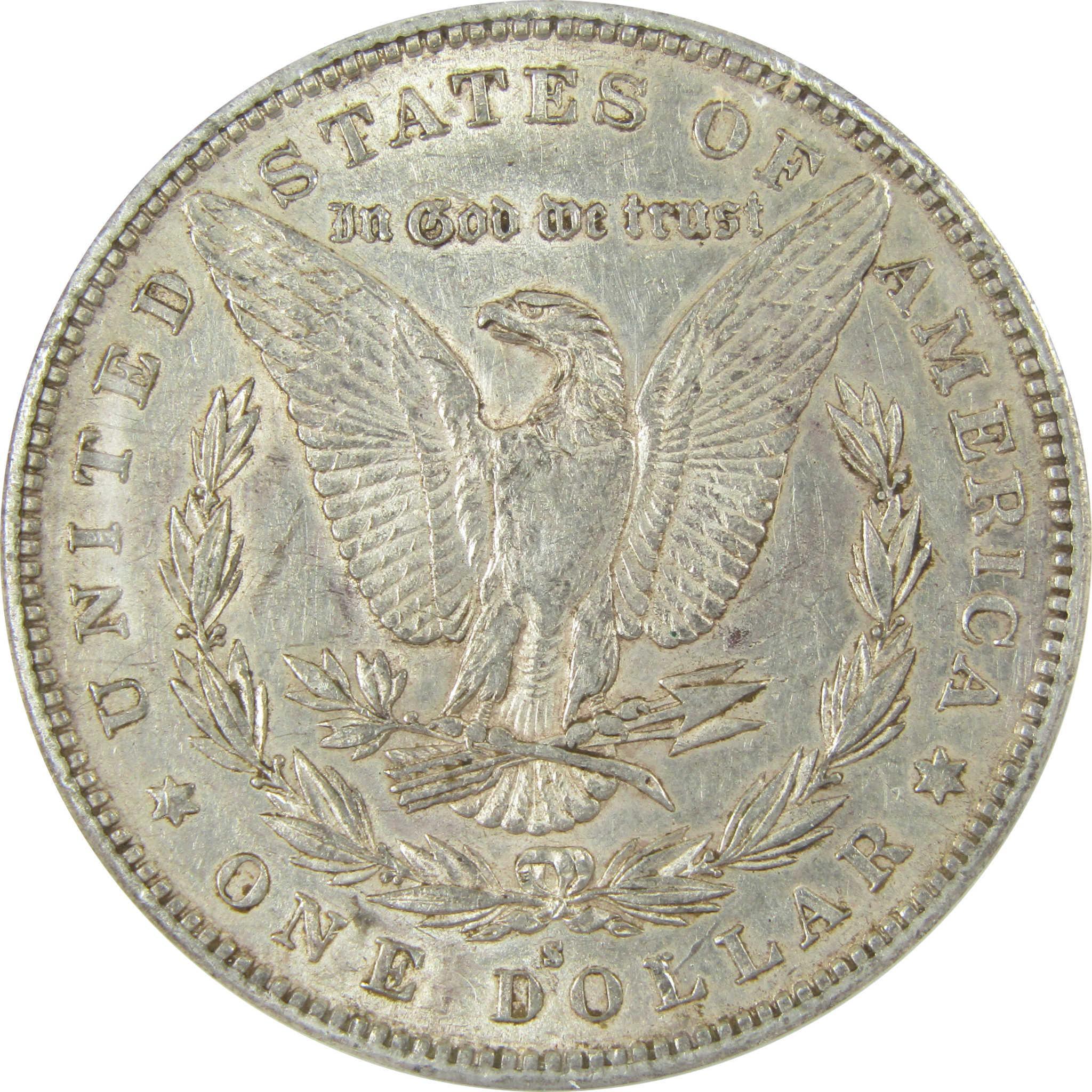 1883 S Morgan Silver Dollar AU 50 Details ANACS $1 Coin SKU:CP602 - Morgan coin - Morgan silver dollar - Morgan silver dollar for sale - Profile Coins & Collectibles
