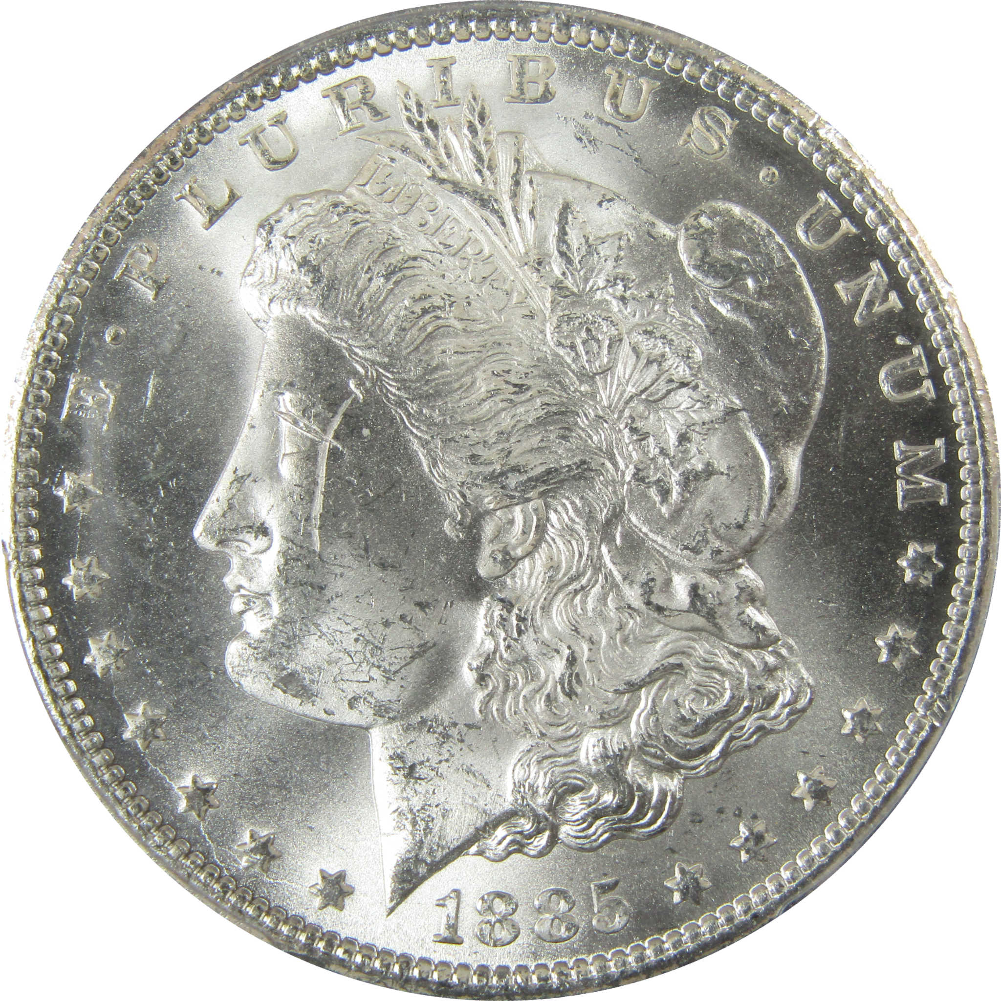 1885 CC Morgan Silver Dollar MS 63 PCGS Uncirculated SKU:CP1548