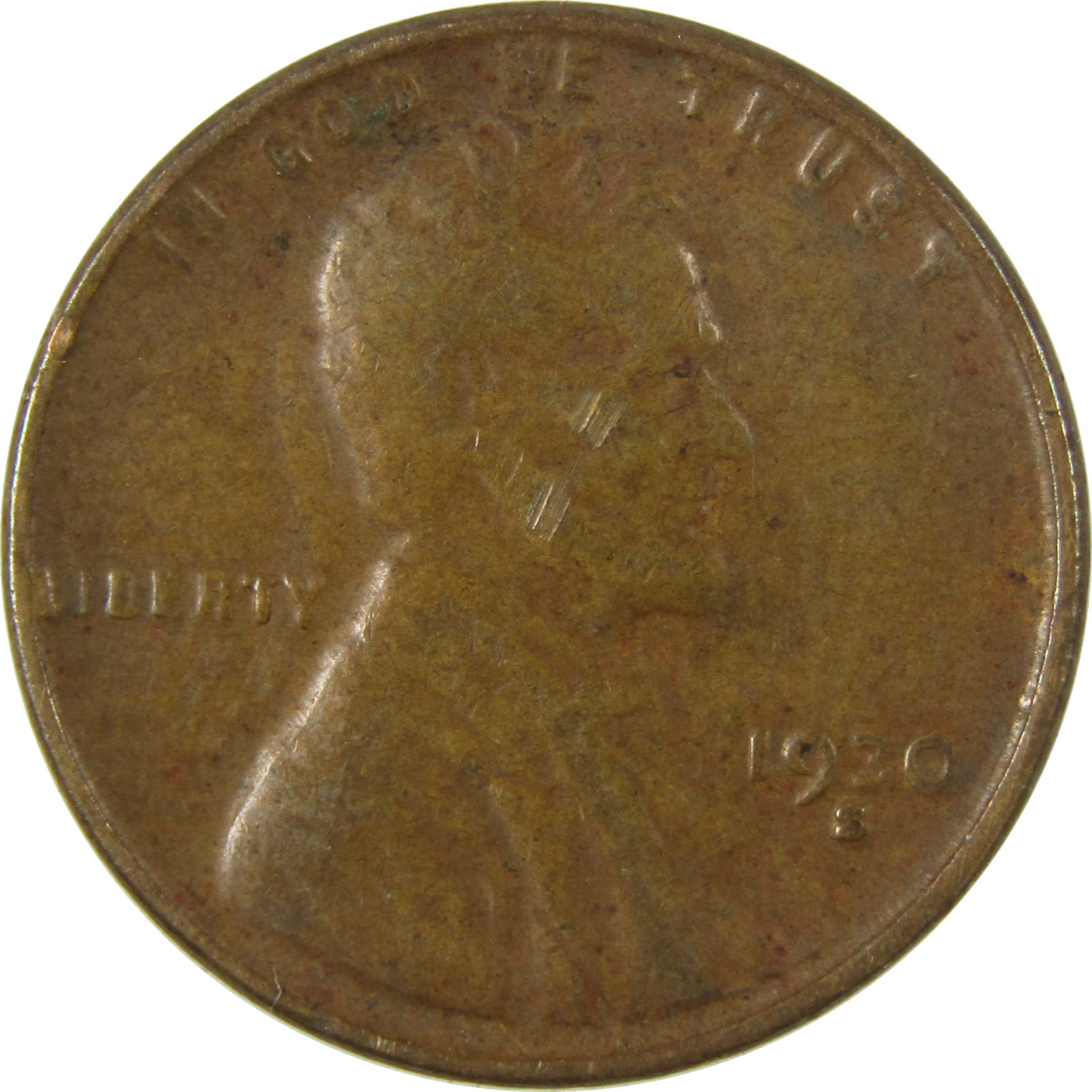1930 S Lincoln Wheat Cent VF Very Fine Penny 1c Coin SKU:I27150