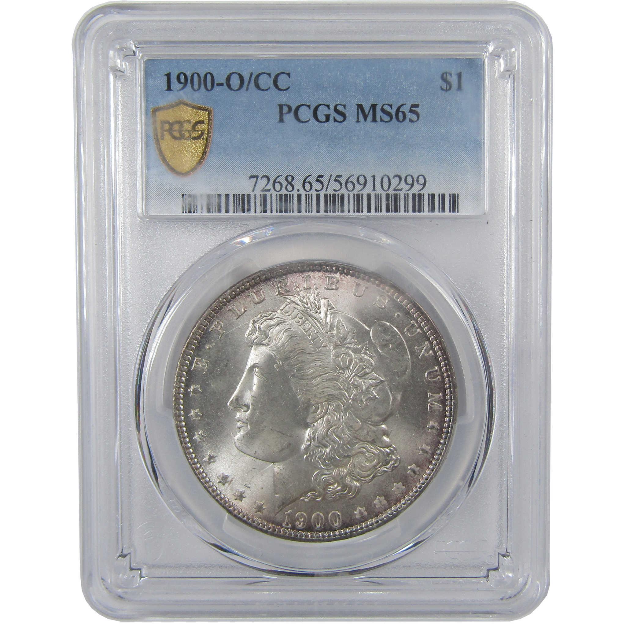 1900 O/CC Morgan Silver Dollar MS 65 PCGS Uncirculated $1 Coin - Morgan coin - Morgan silver dollar - Morgan silver dollar for sale - Profile Coins & Collectibles