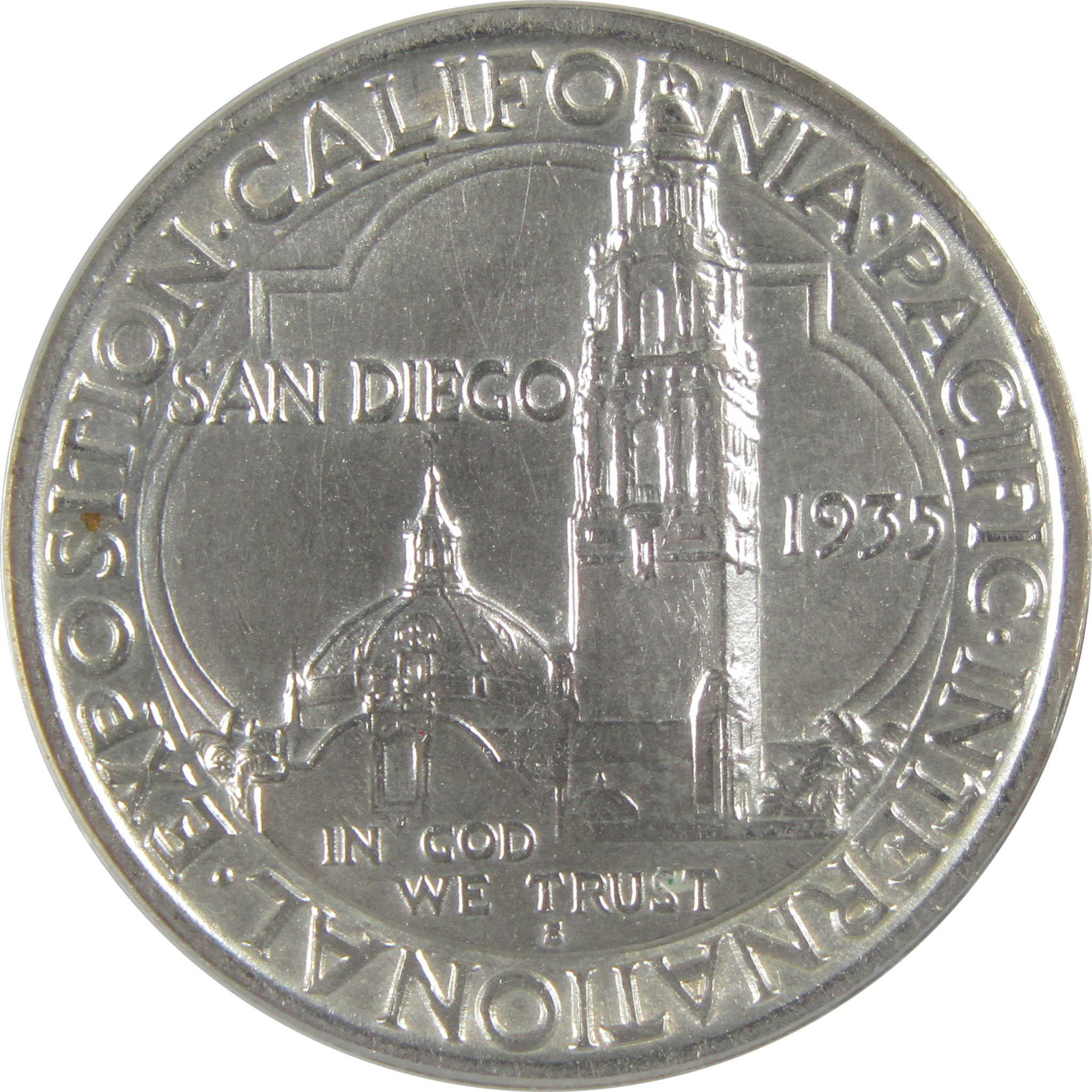 California Pacific Exposition 50C 1935 S MS 60 Details ANACS SKU:CP165
