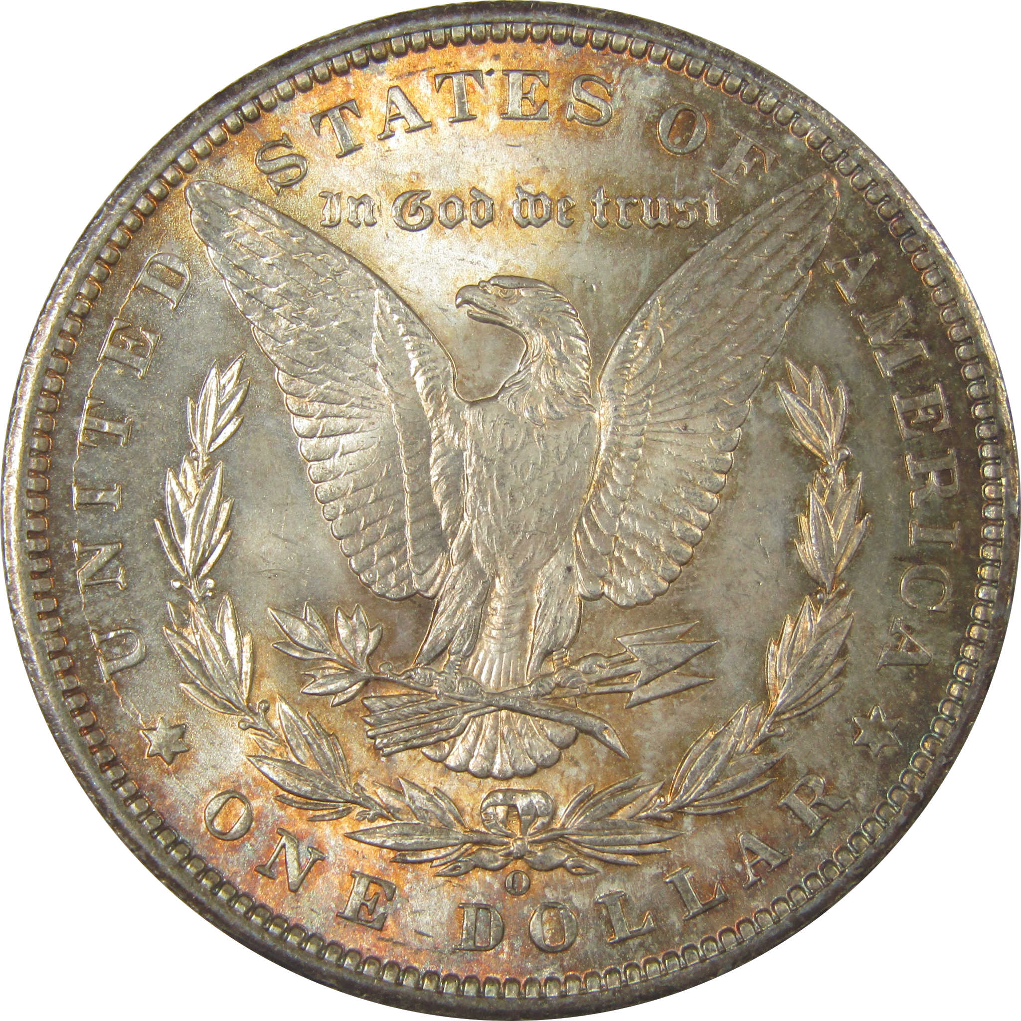 1899 O Morgan Dollar Uncirculated Silver $1 Coin Toned SKU:CPC1000