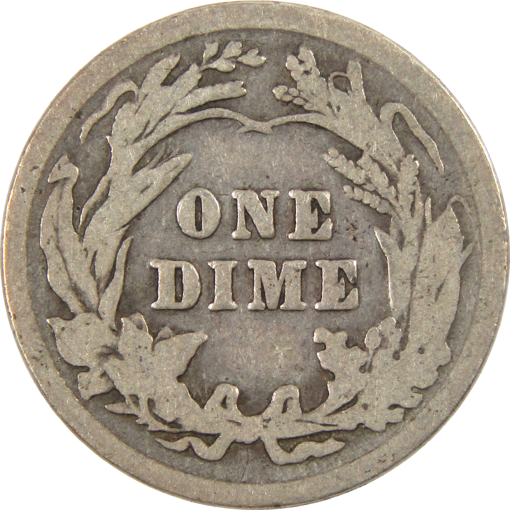 1913 Barber Dime G Good Silver 10c Coin