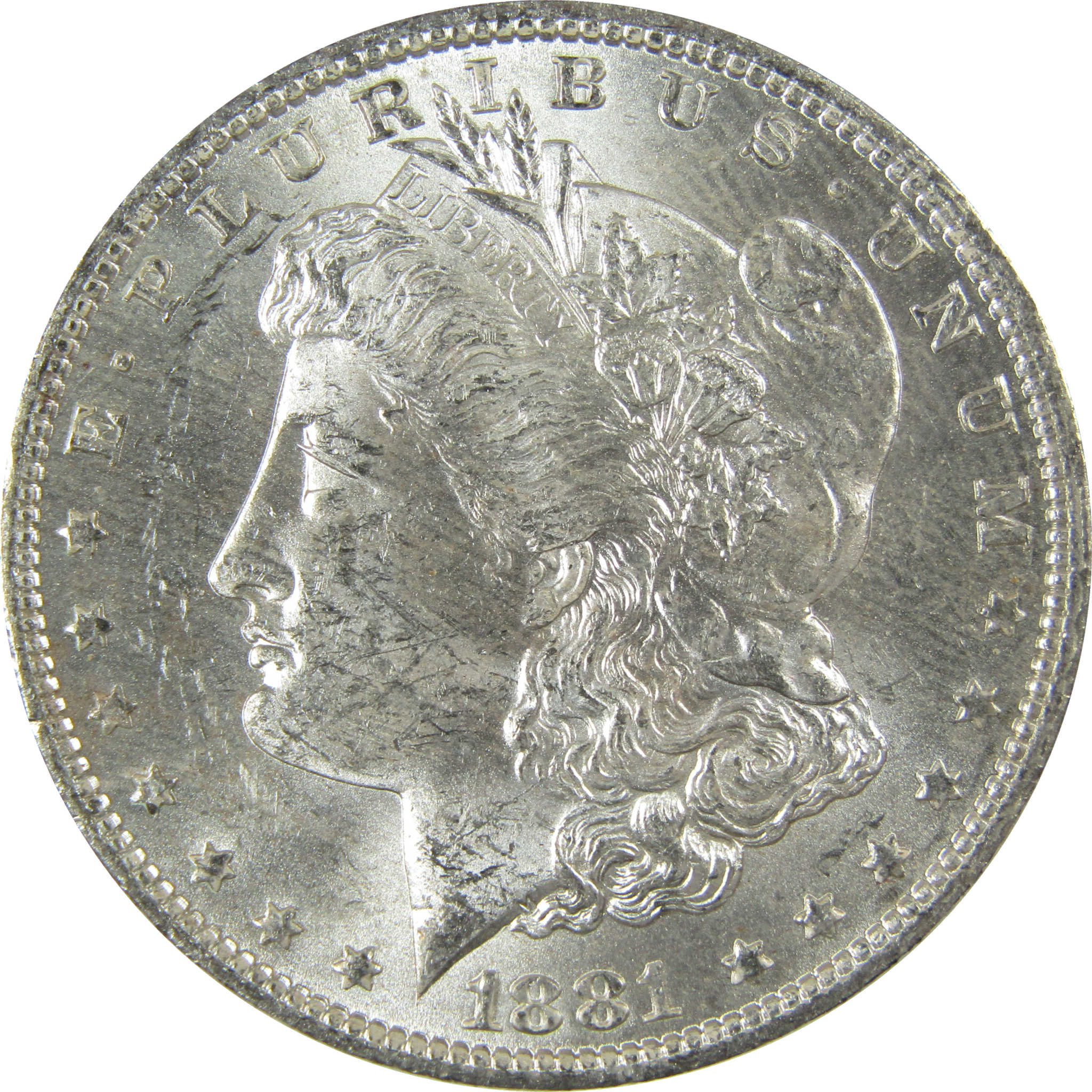 1881 O Morgan Silver Dollar Uncirculated Mint State $1 Coin SKU:I27711