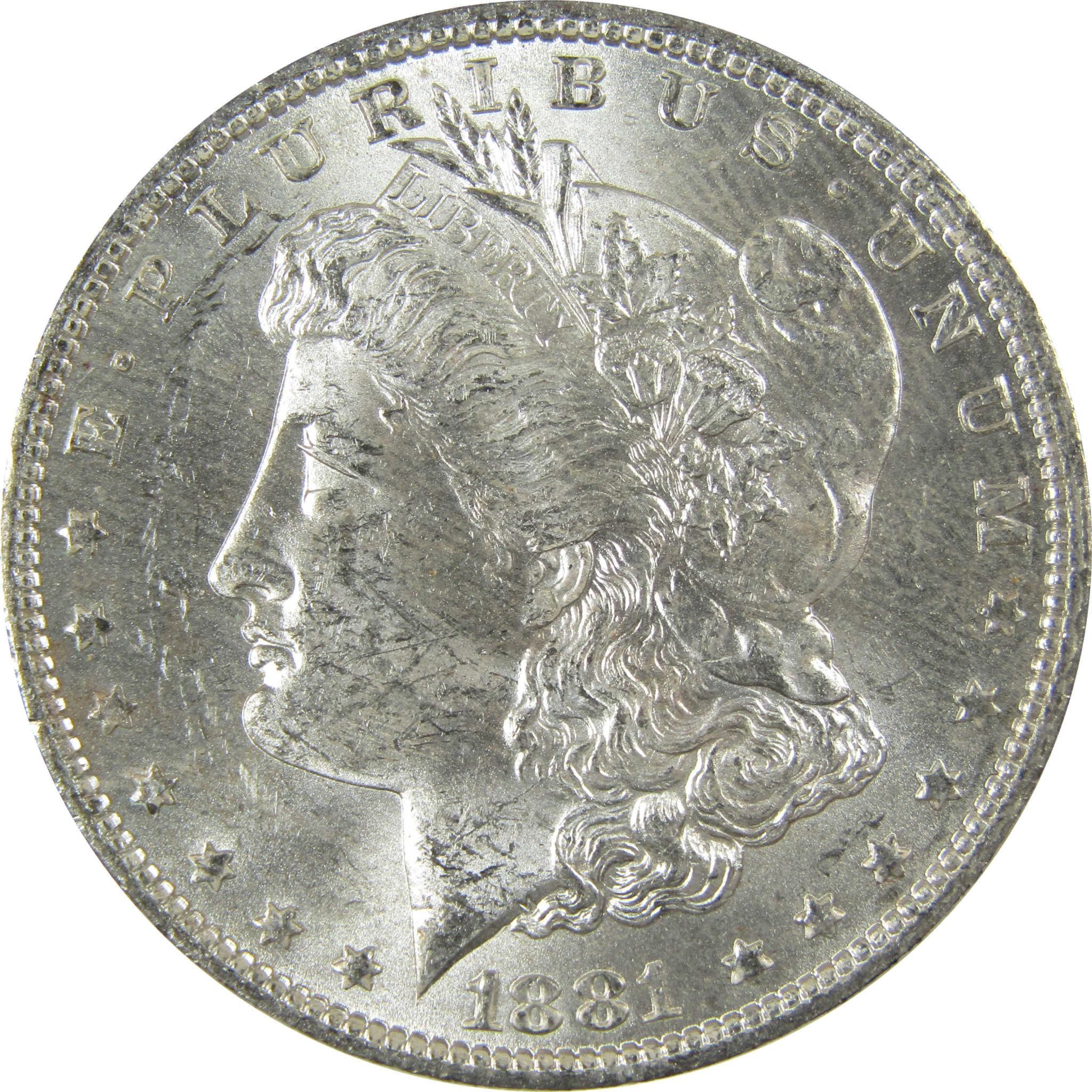 1881 O Morgan Silver Dollar Uncirculated Mint State $1 Coin SKU:I27711 - Morgan coin - Morgan silver dollar - Morgan silver dollar for sale - Profile Coins & Collectibles