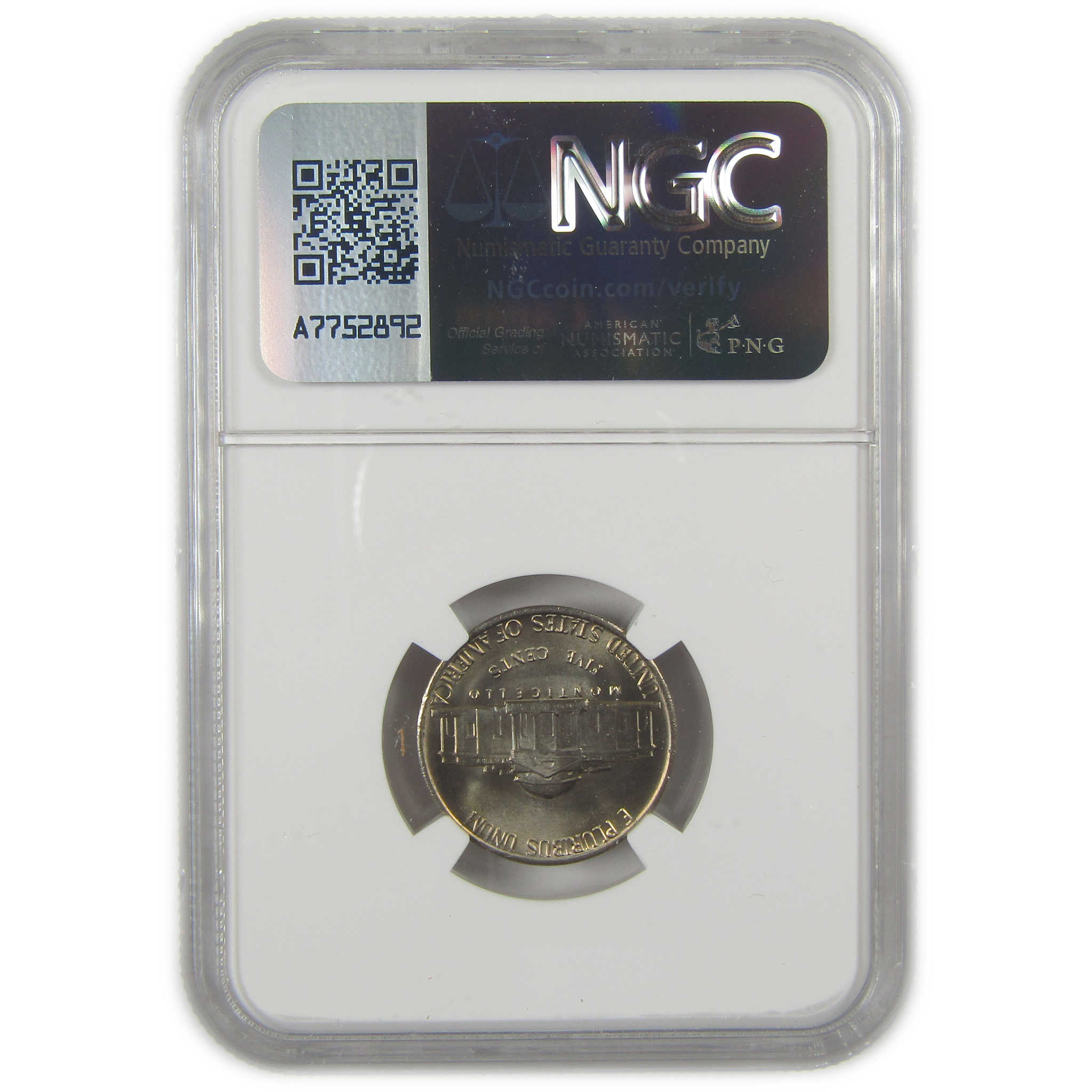 1981 P Jefferson Nickel MS 66 NGC Original Bag Fragment SKU:I22114