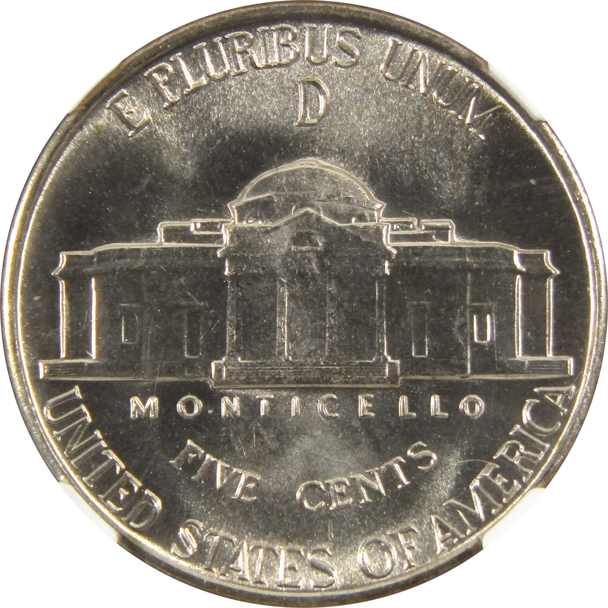 1943 D Jefferson Nickel MS 68 NGC 35% Wartime Silver 5c Unc SKU:I9724