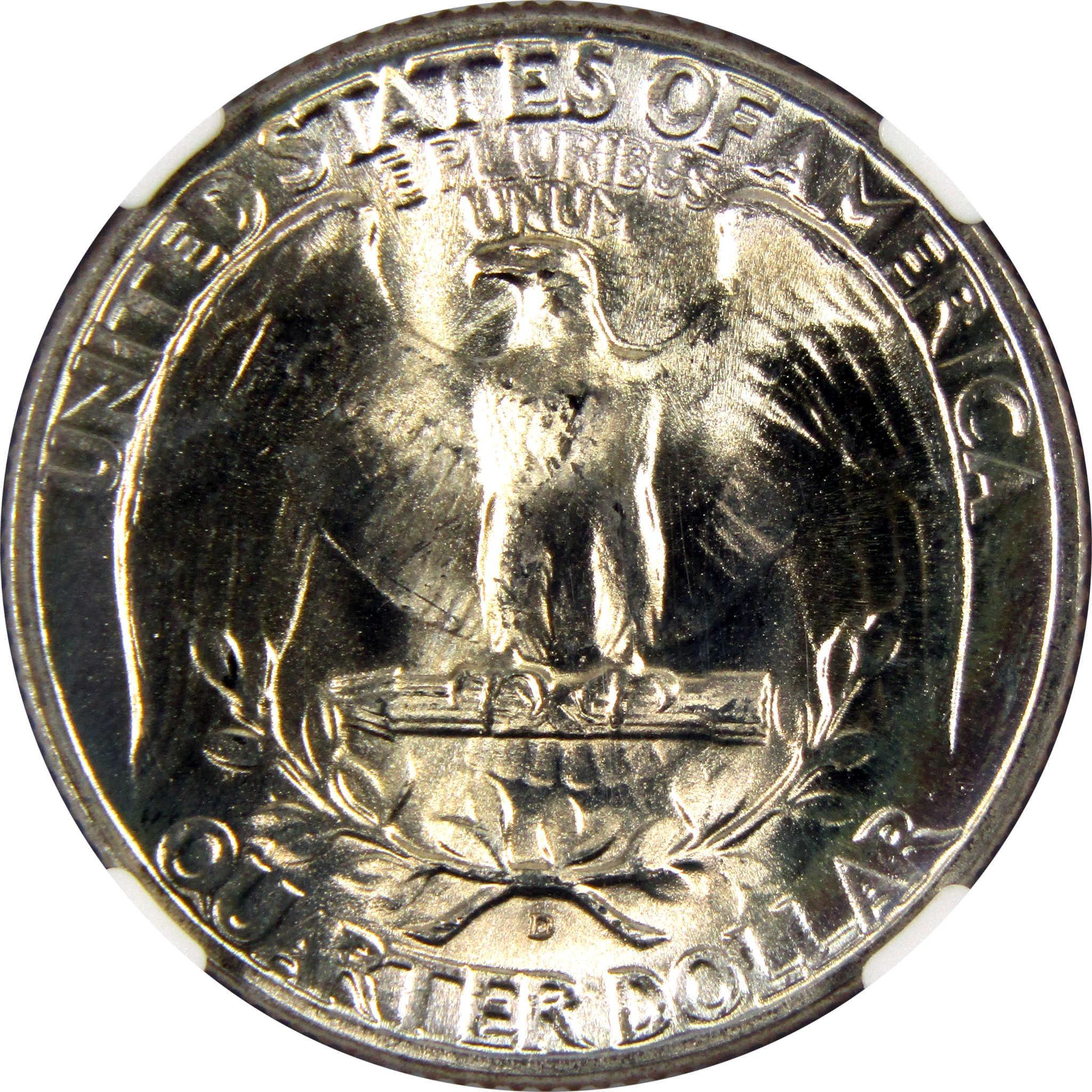 1946 D Washington Quarter MS 67 NGC 90% Silver 25c Unc SKU:I9235