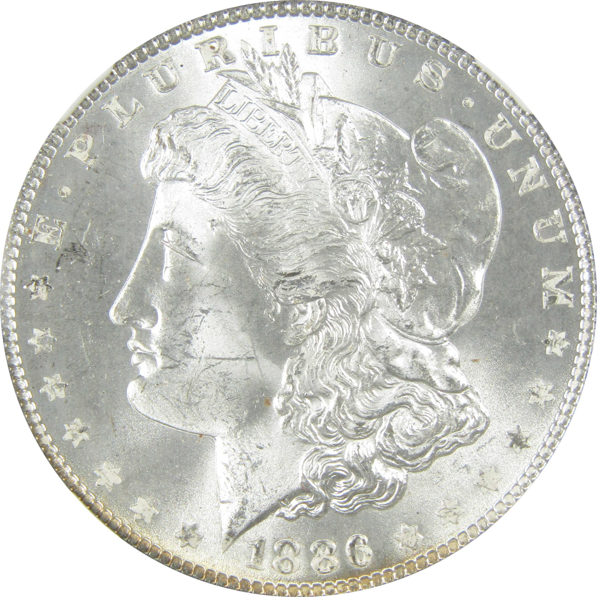 1886 Morgan Silver Dollar MS 64 NGC Uncirculated $1 Coin SKU:I27569 - Morgan coin - Morgan silver dollar - Morgan silver dollar for sale - Profile Coins & Collectibles