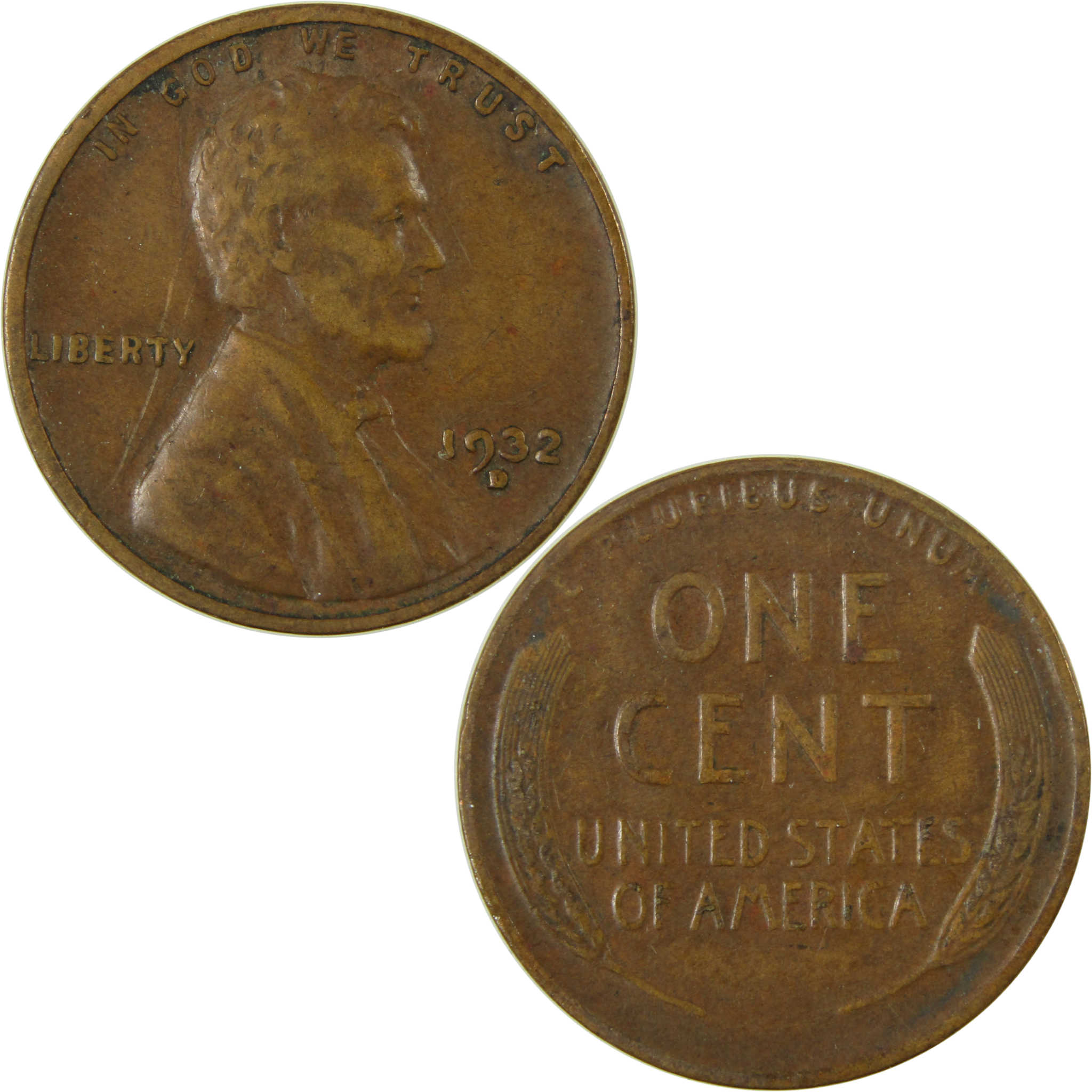 1932 D Lincoln Wheat Cent VF Very Fine Penny 1c Coin SKU:I26478