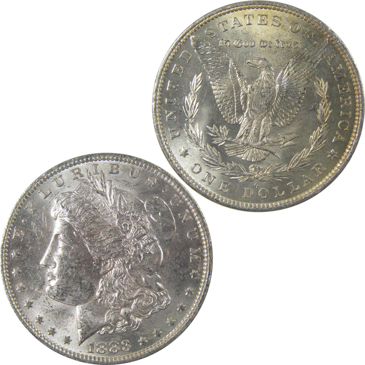 1883 O Morgan Silver Dollar Uncirculated Mint State Toned SKU:I24858