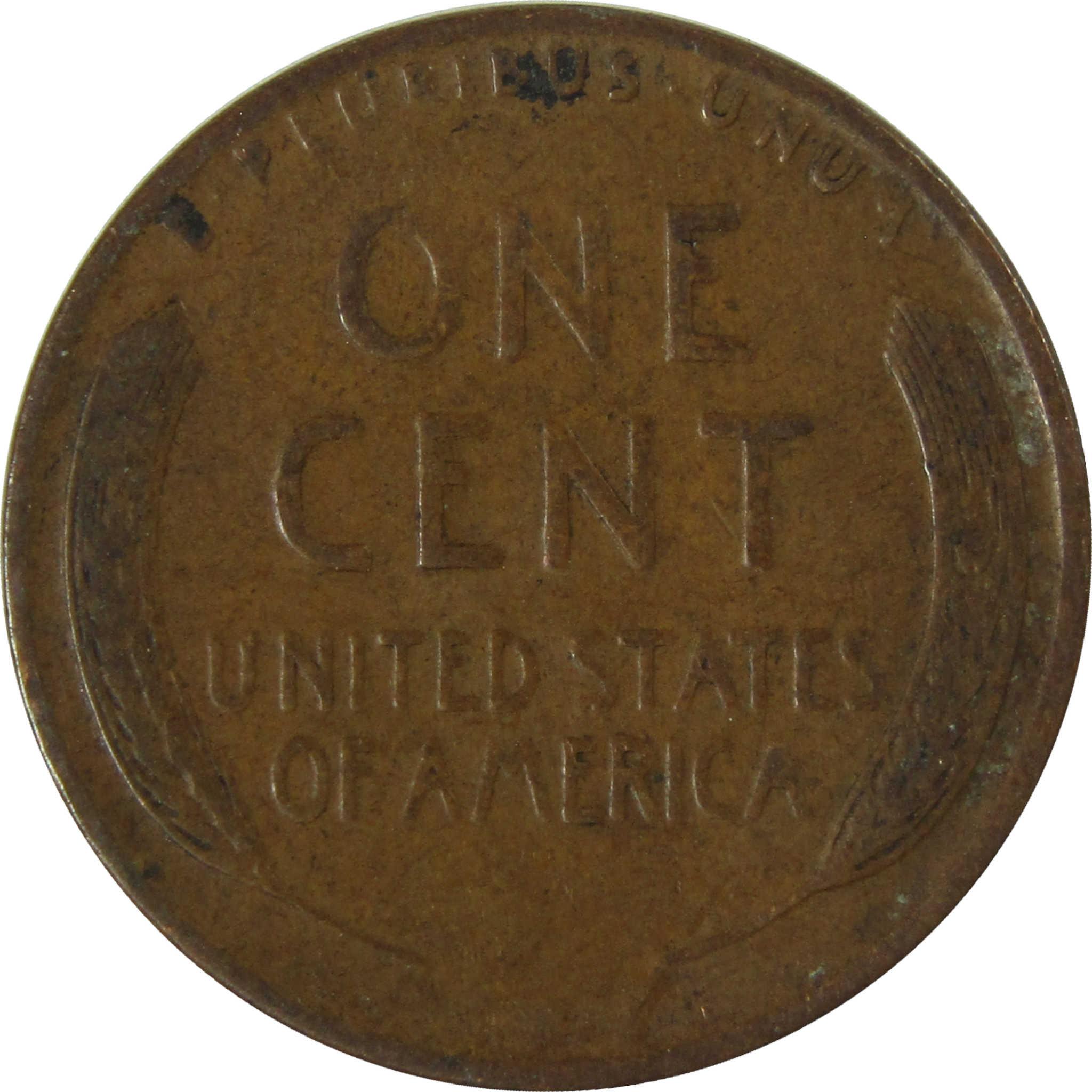 1931 Lincoln Wheat Cent F Fine Penny 1c Coin Collectible SKU:I26762