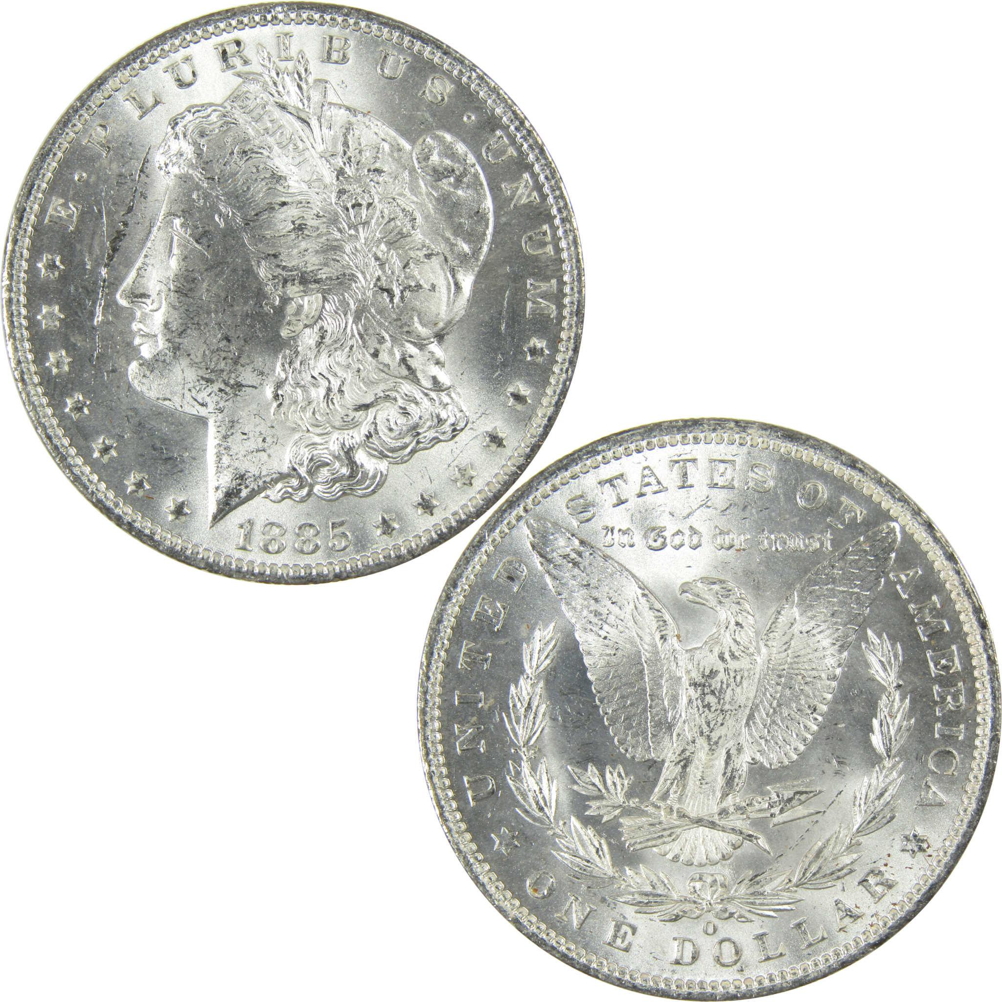 1885 O Morgan Silver Dollar Uncirculated Mint State $1 Coin SKU:I27466 - Morgan coin - Morgan silver dollar - Morgan silver dollar for sale - Profile Coins & Collectibles