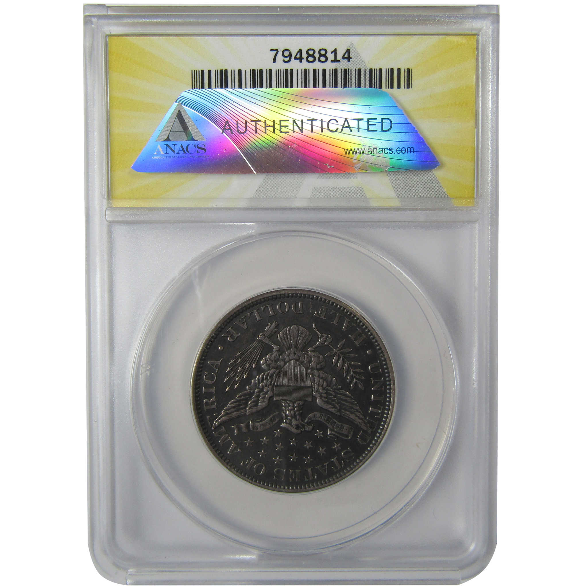 1899 Barber Half Dollar AU 55 Details ANACS Silver 50c Coin SKU:I23341