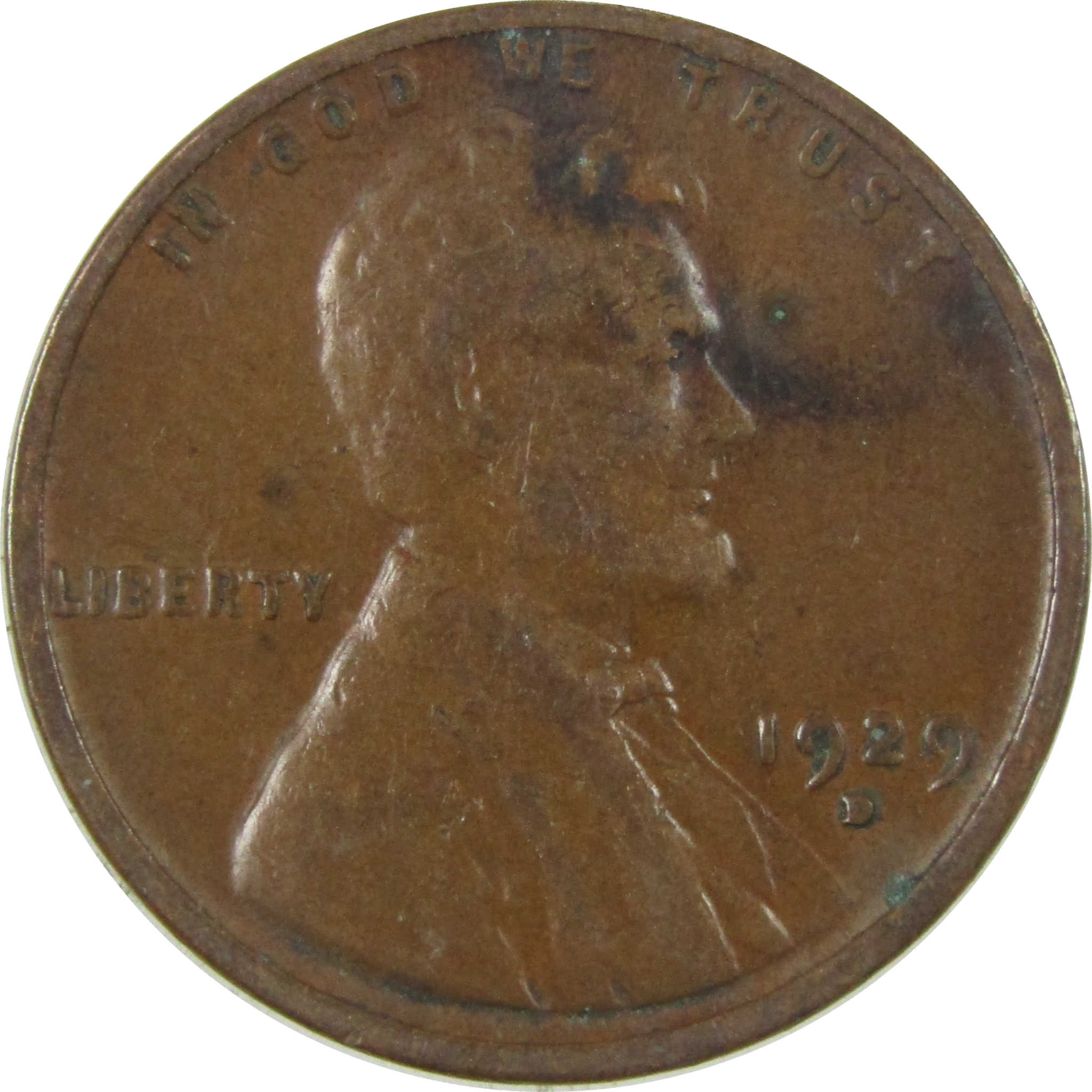 1929 D Lincoln Wheat Cent VG Very Good Penny 1c Coin SKU:I27202