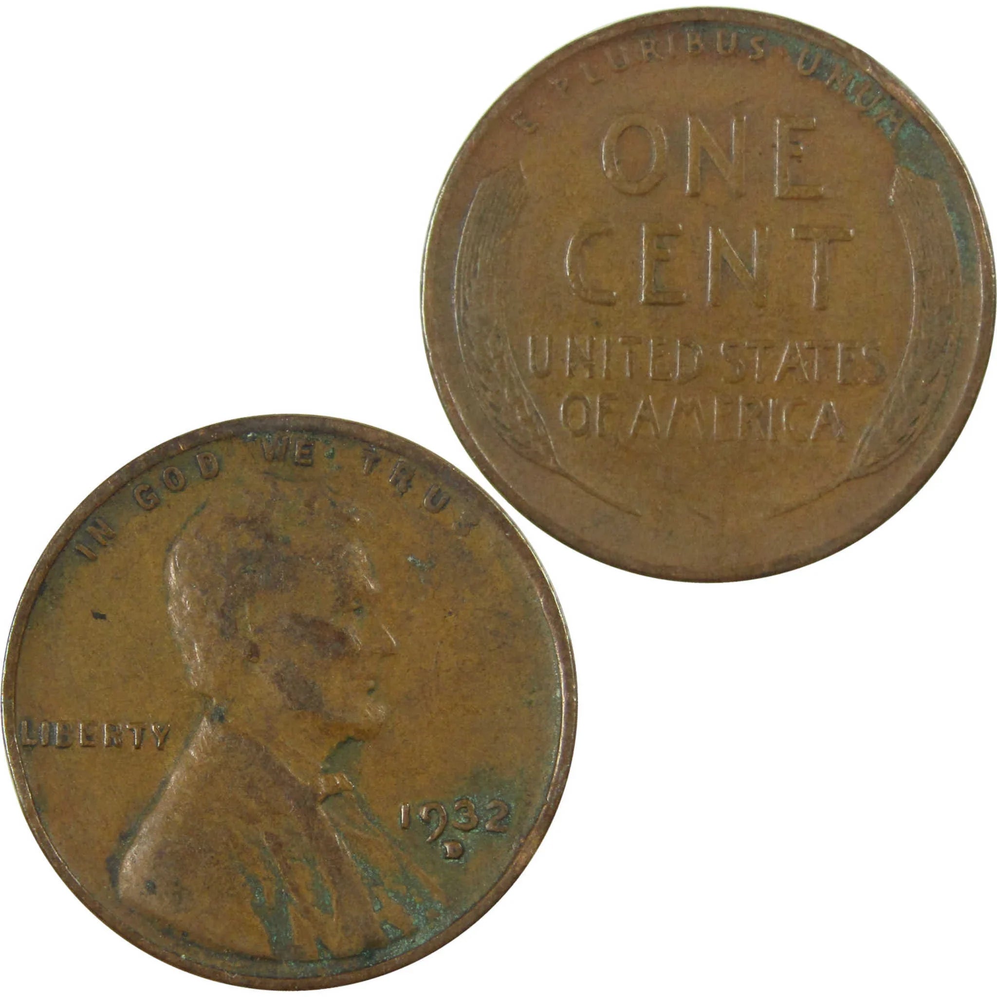 1932 D Lincoln Wheat Cent VF Very Fine Penny 1c Coin SKU:I26777