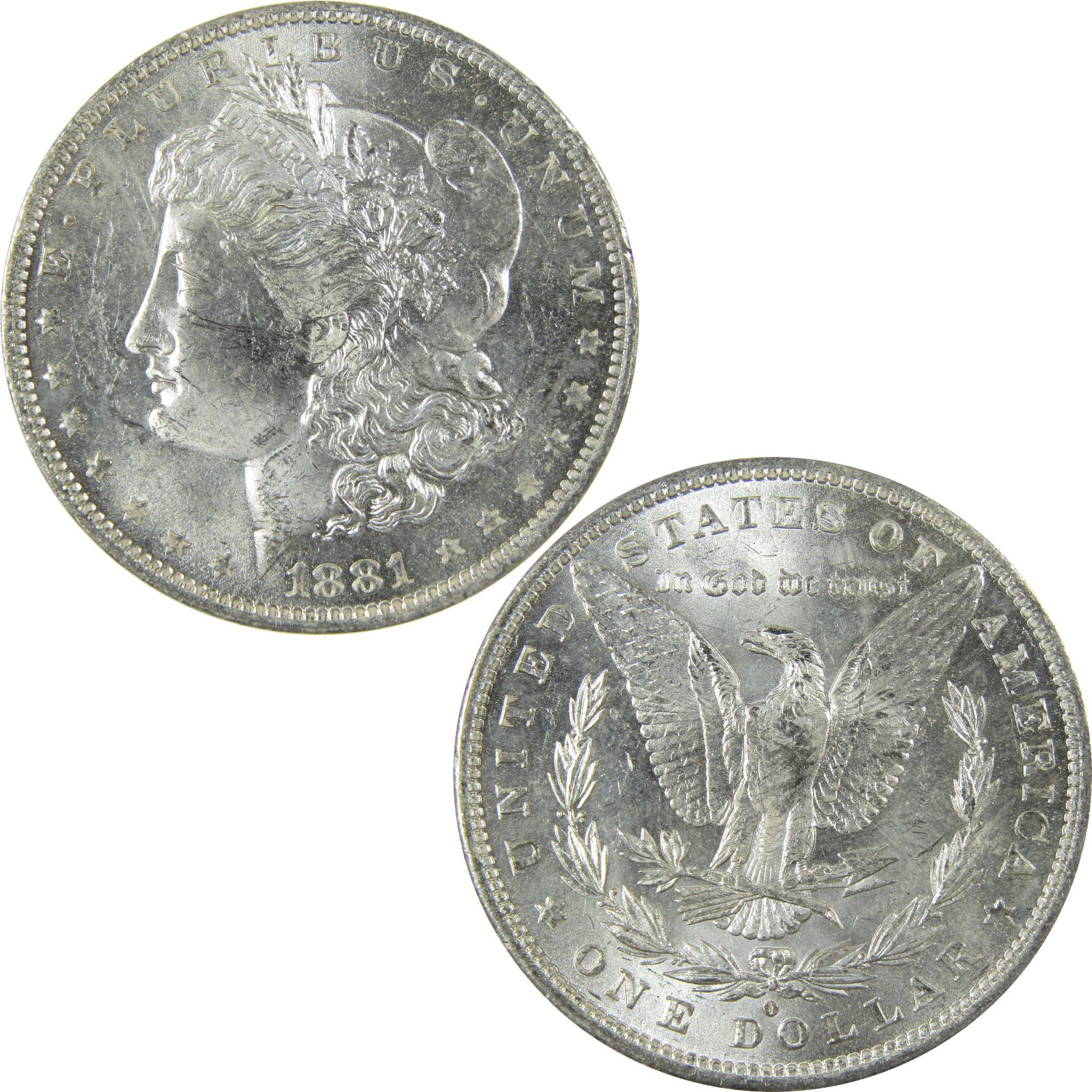 1881 O Morgan Silver Dollar Uncirculated Mint State $1 Coin SKU:I27713 - Morgan coin - Morgan silver dollar - Morgan silver dollar for sale - Profile Coins & Collectibles