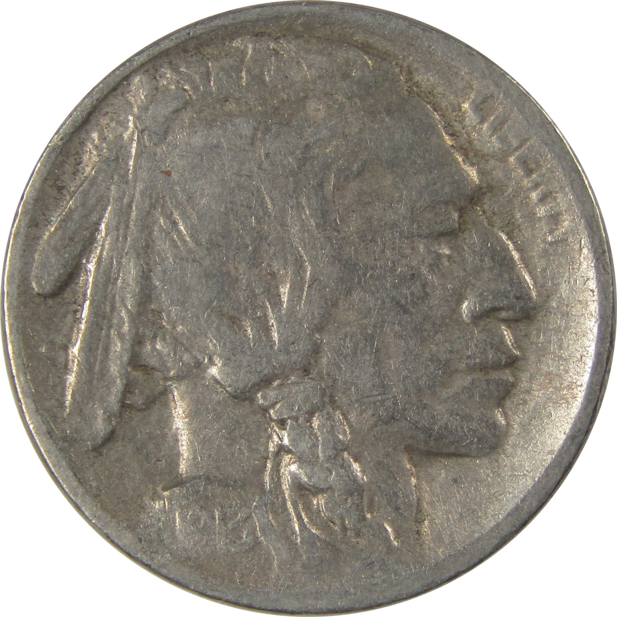 1913 S Type 1 Indian Head Buffalo Nickel F Fine Details SKU:I22926