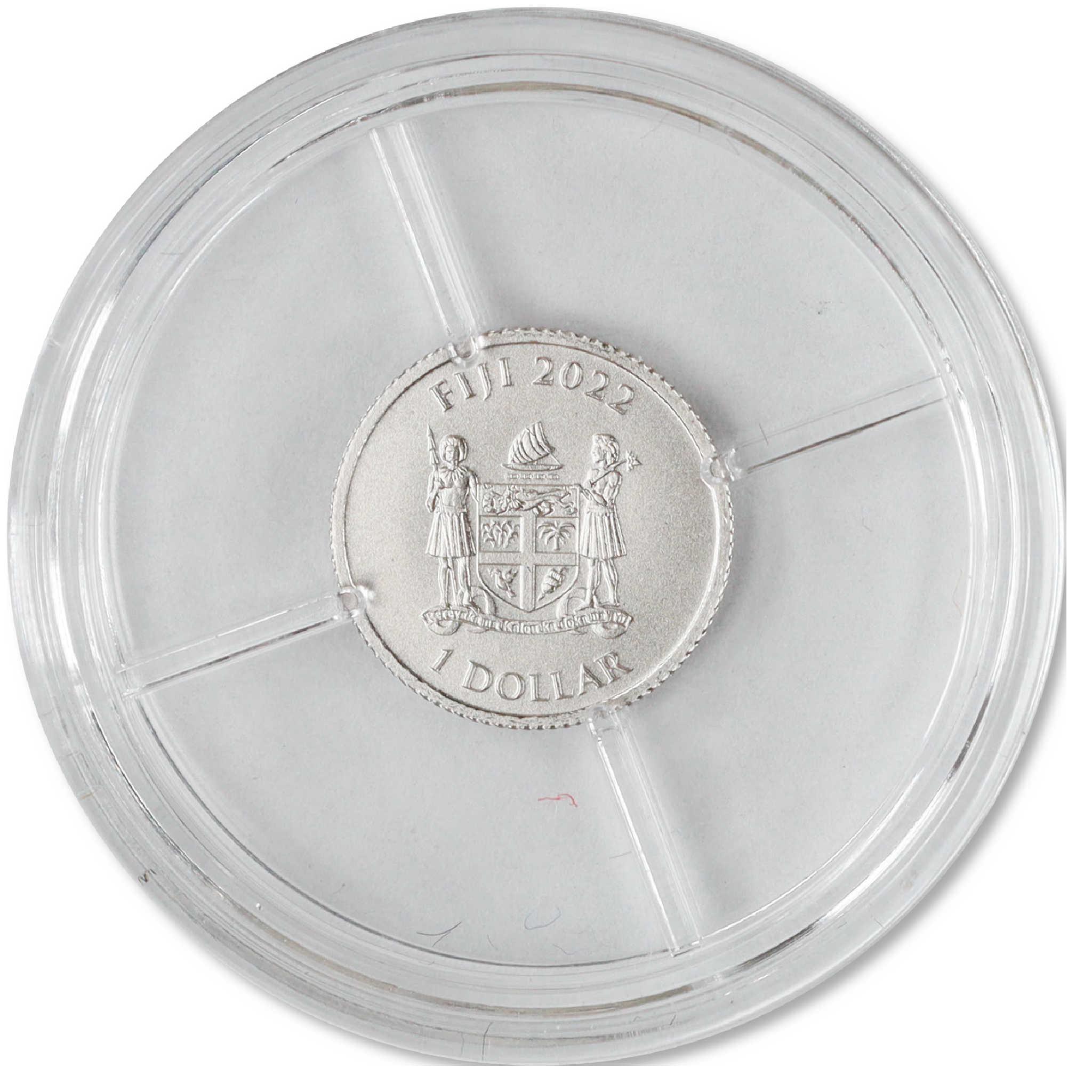 Queen Elizabeth II Platinum Jubilee of Coronation 2022 $1 Coin COA