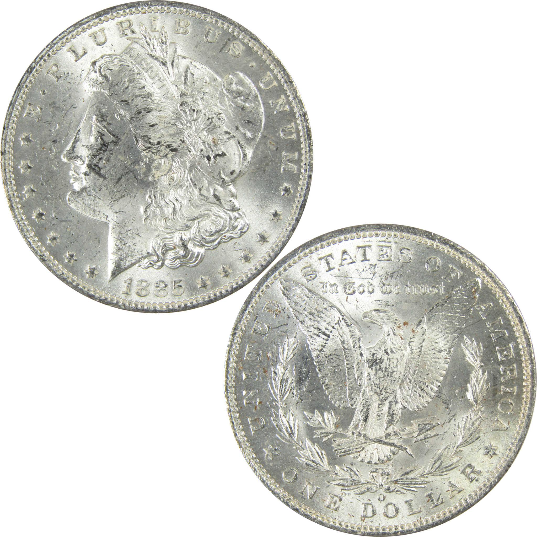 1885 O Morgan Silver Dollar Uncirculated Mint State $1 Coin SKU:I27468 - Morgan coin - Morgan silver dollar - Morgan silver dollar for sale - Profile Coins & Collectibles