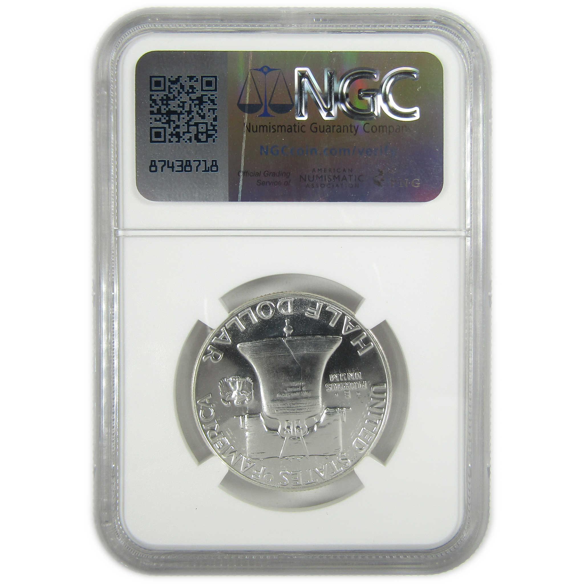 1955 Franklin Silver Half Dollar PF 68 NGC Proof 50c Coin SKU:I27413