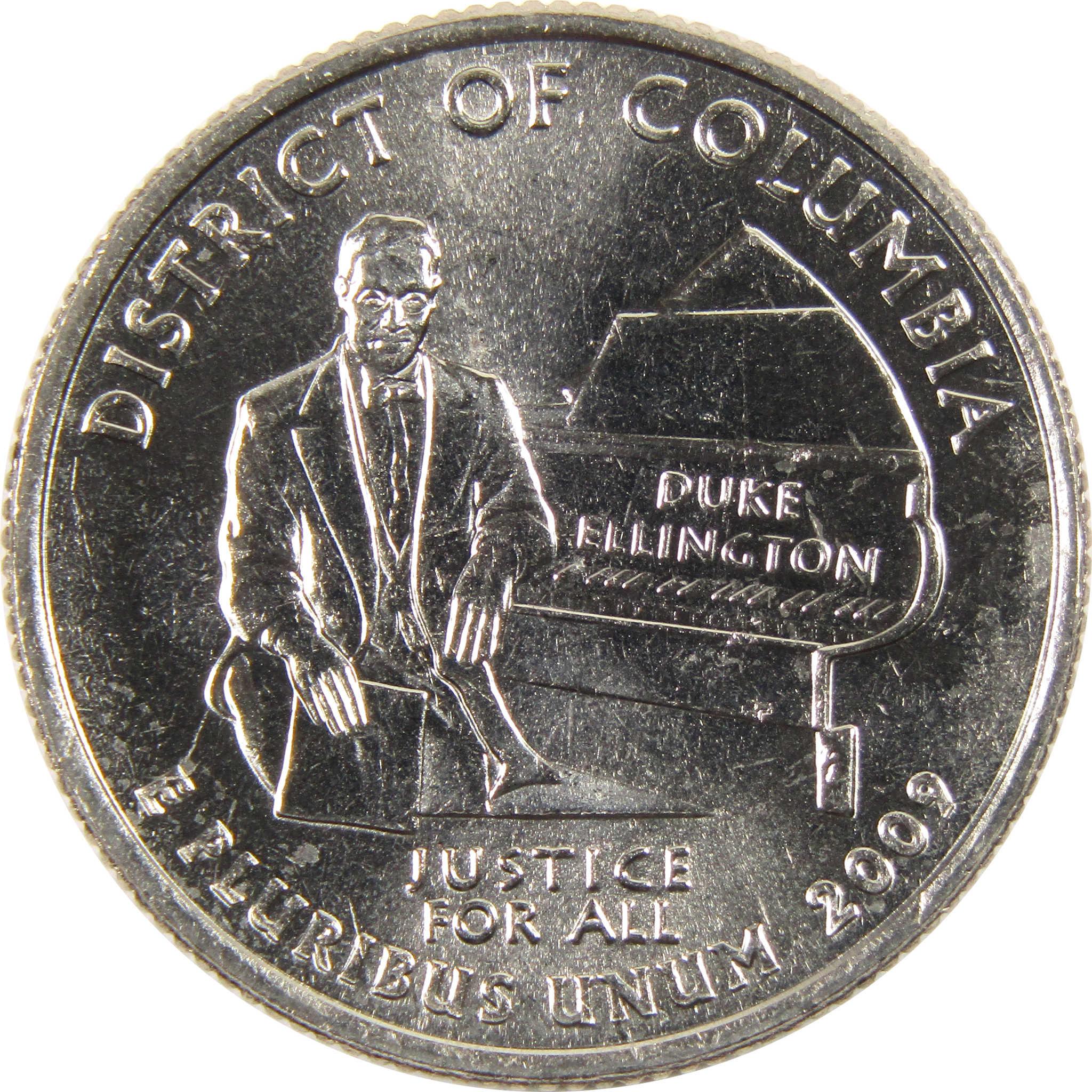 2009 D District of Columbia Territories Quarter Uncirculated Clad 25c