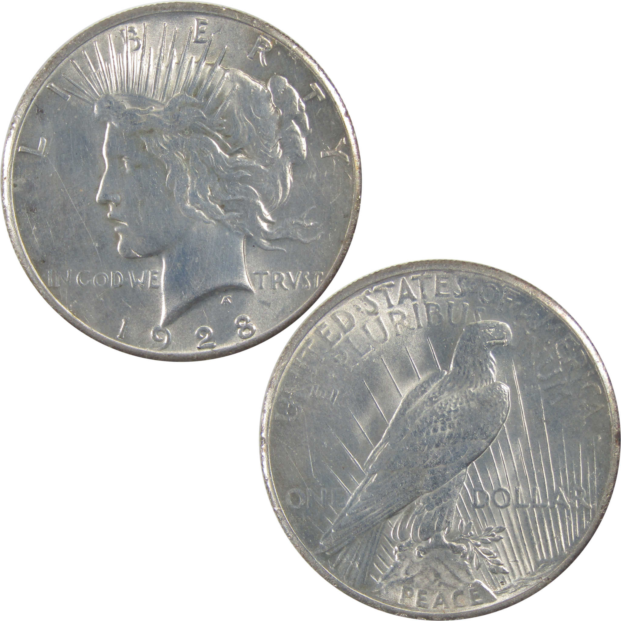 1928 Peace Dollar Uncirculated Details Silver $1 Coin SKU:I18027