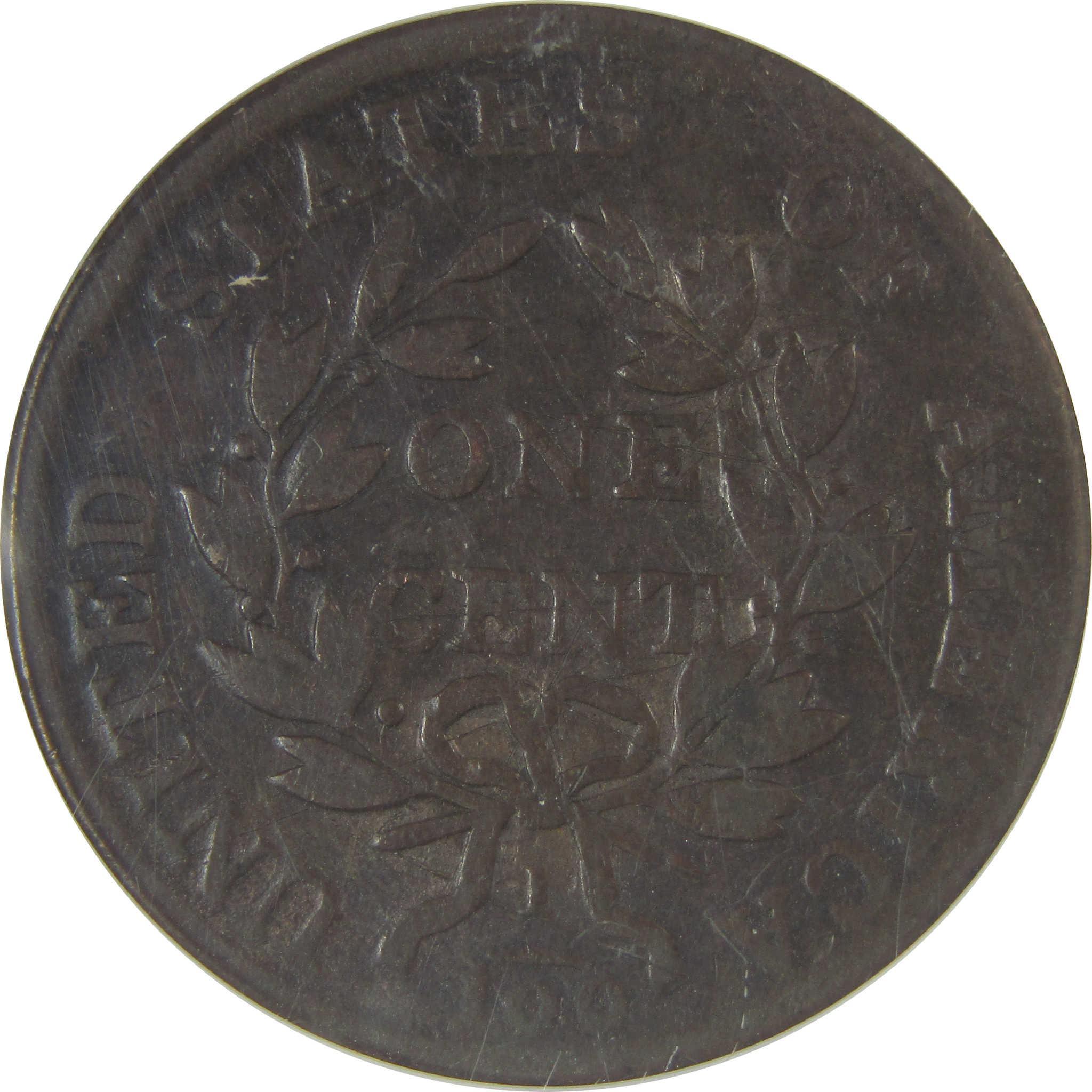 1803 Sm Dt Small Fraction Draped Bust Cent F 12 Details ANACS SKU:CP42