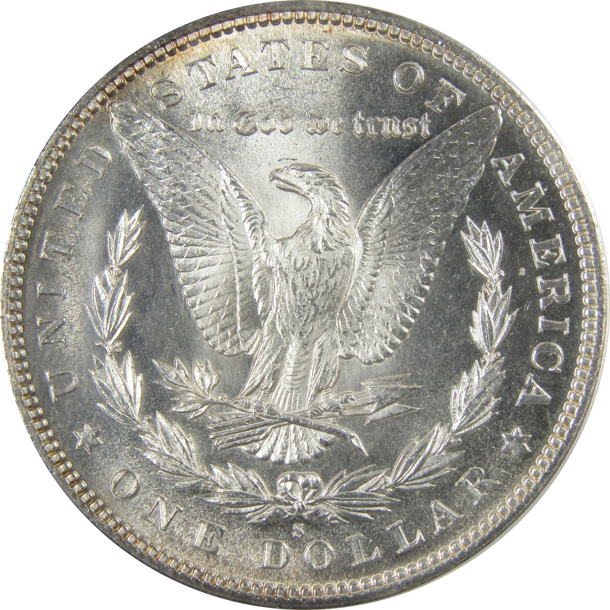 1885 S Morgan Silver Dollar MS 63 ANACS Uncirculated SKU:I25909 - Morgan coin - Morgan silver dollar - Morgan silver dollar for sale - Profile Coins & Collectibles