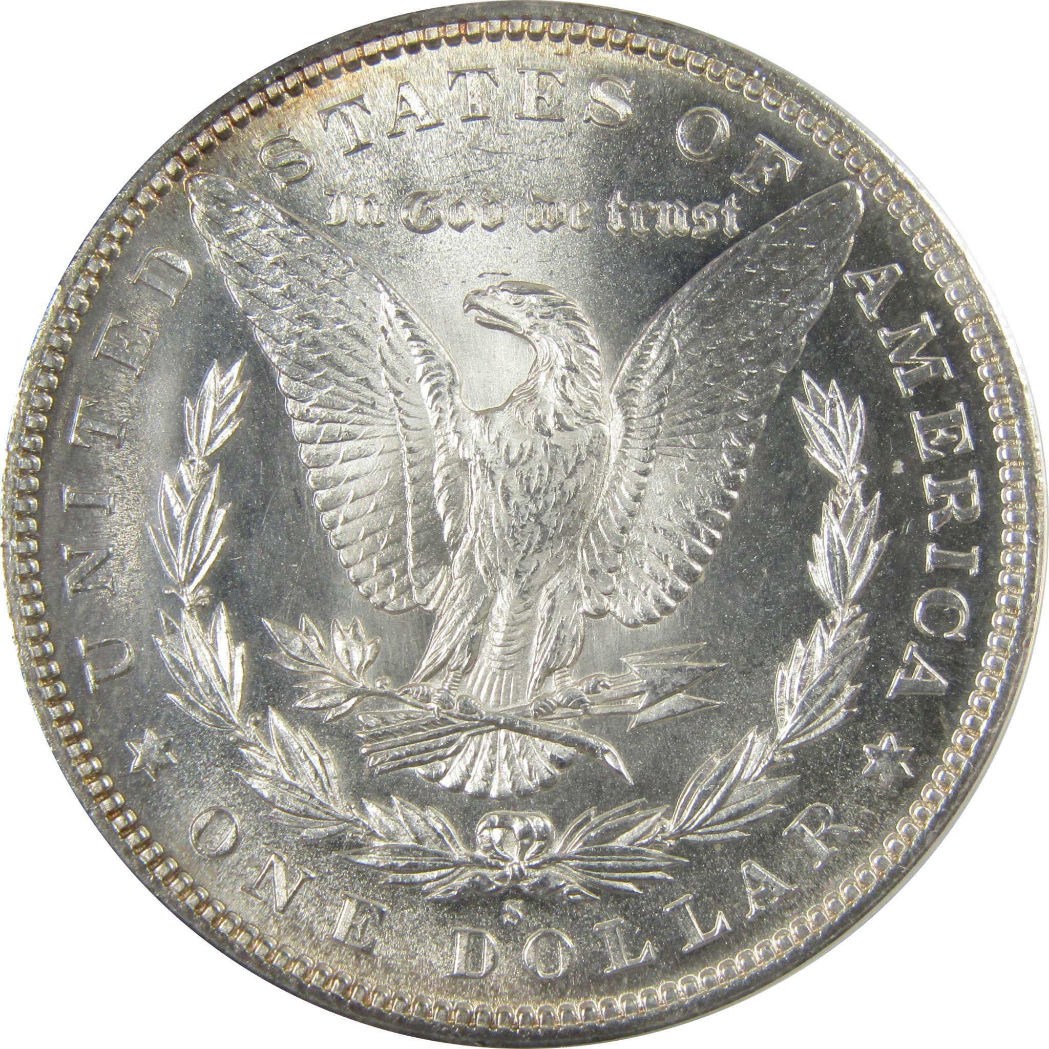 1885 S Morgan Silver Dollar MS 63 ANACS Uncirculated SKU:I25909 - Morgan coin - Morgan silver dollar - Morgan silver dollar for sale - Profile Coins & Collectibles