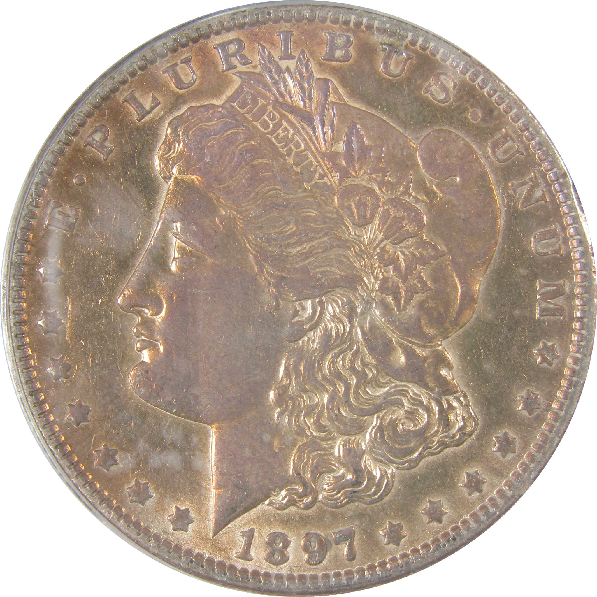 1897 O Morgan Dollar AU 50 Details ANACS Silver $1 Coin SKU:I19203 - Morgan coin - Morgan silver dollar - Morgan silver dollar for sale - Profile Coins & Collectibles