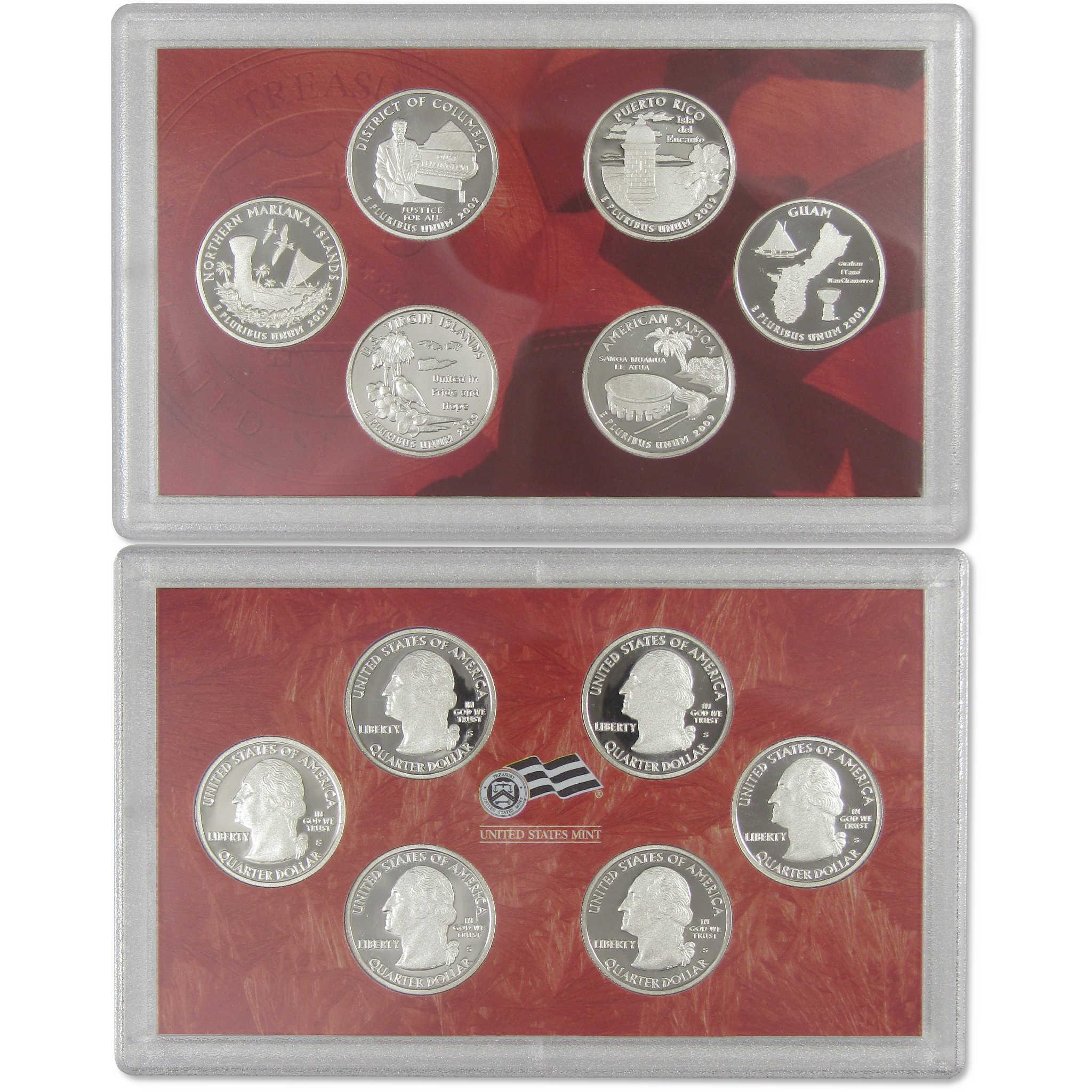 2009 Silver Proof Set U.S. Mint Original Government Packaging OGP COA